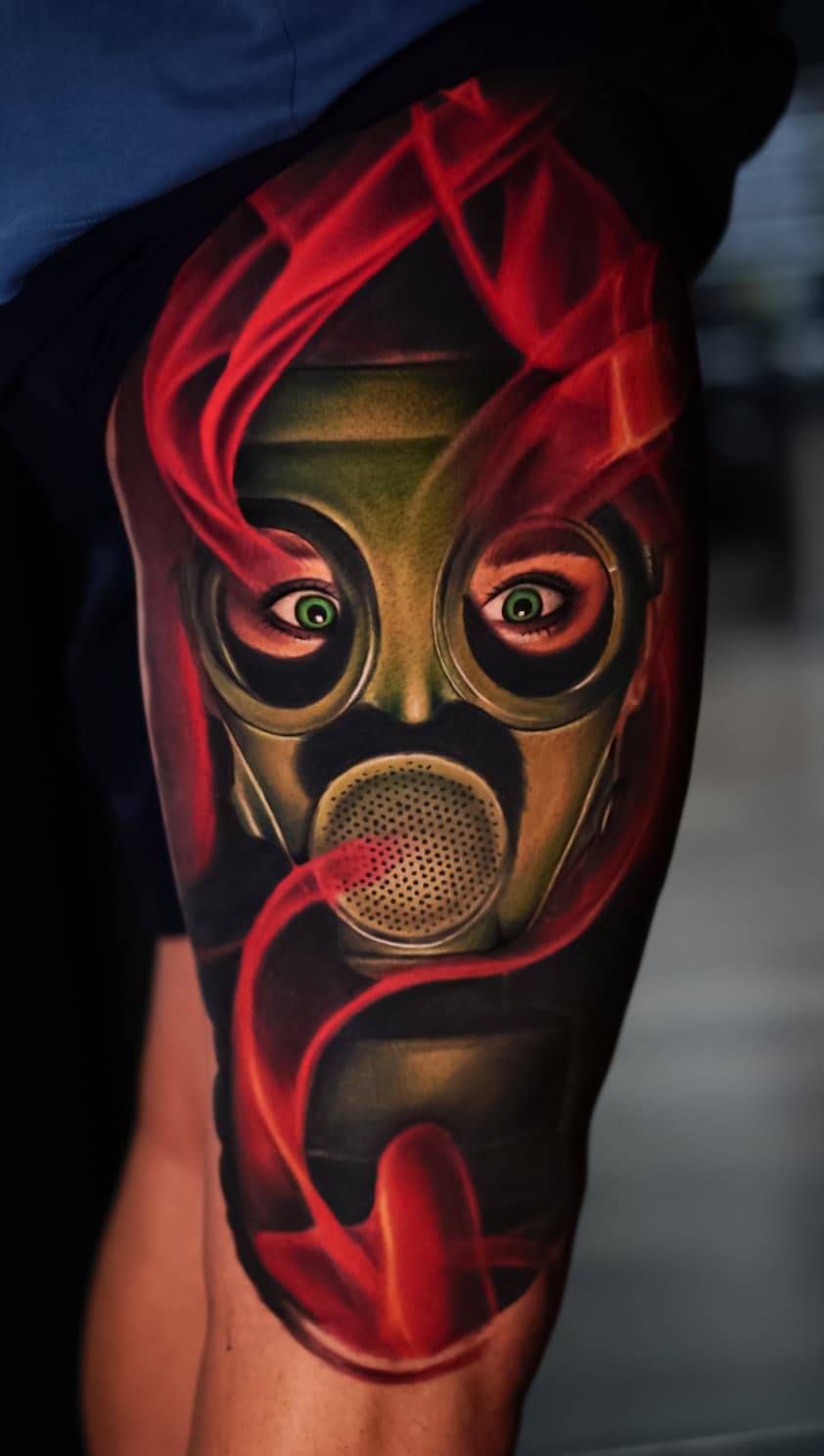 Tattoo work by Ricardo Nicolas Donquis Alvarenga
