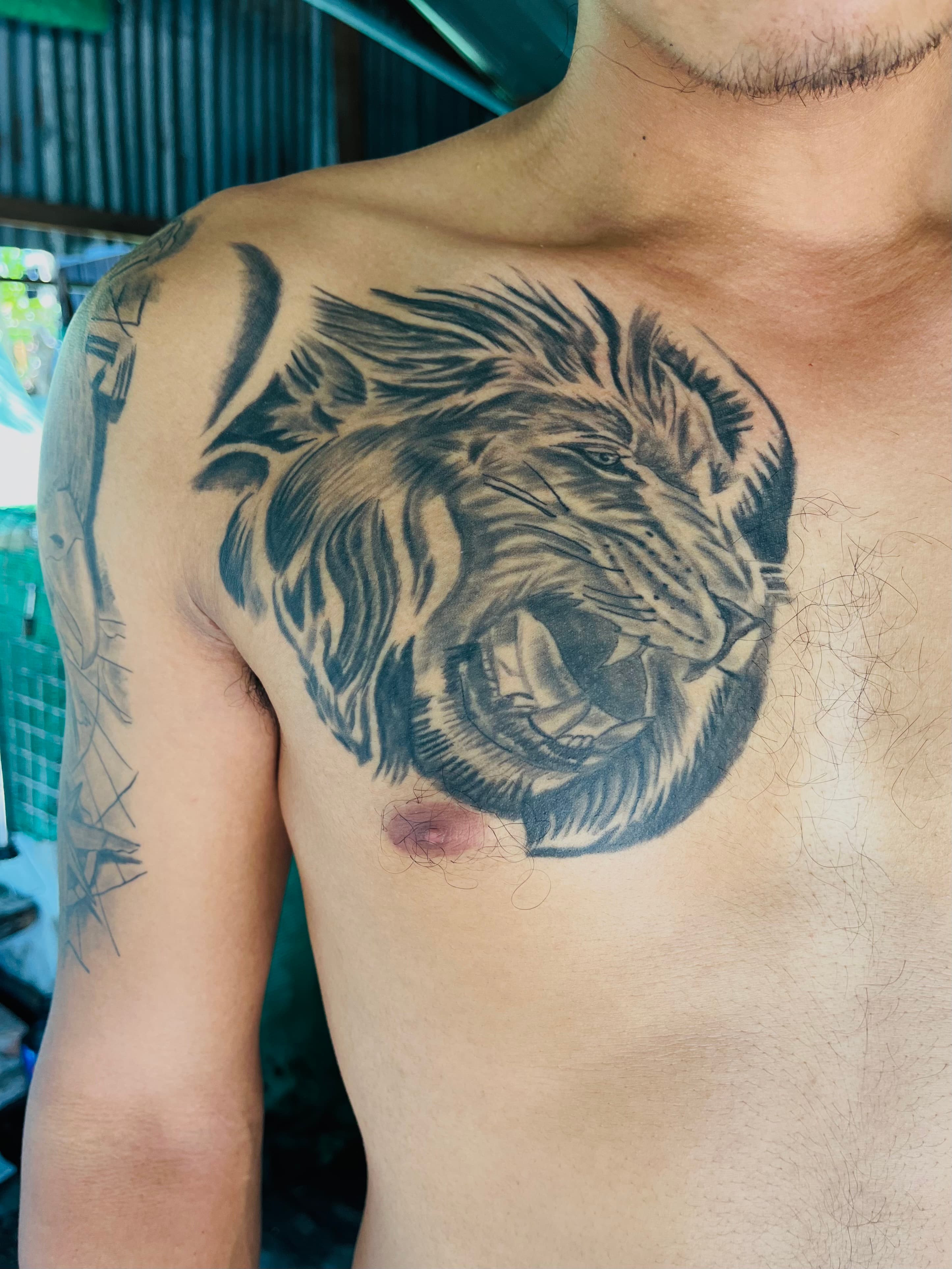 Tattoo work by Aung Kyaw Minn