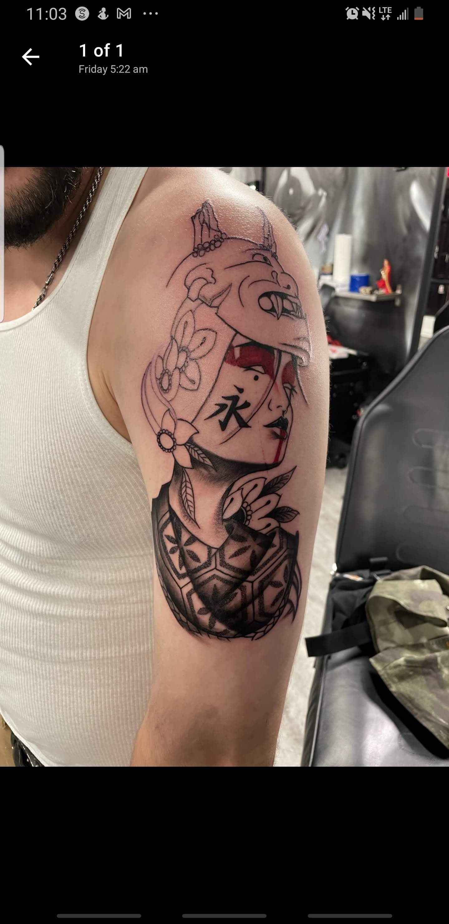 Tattoo work by Cali D