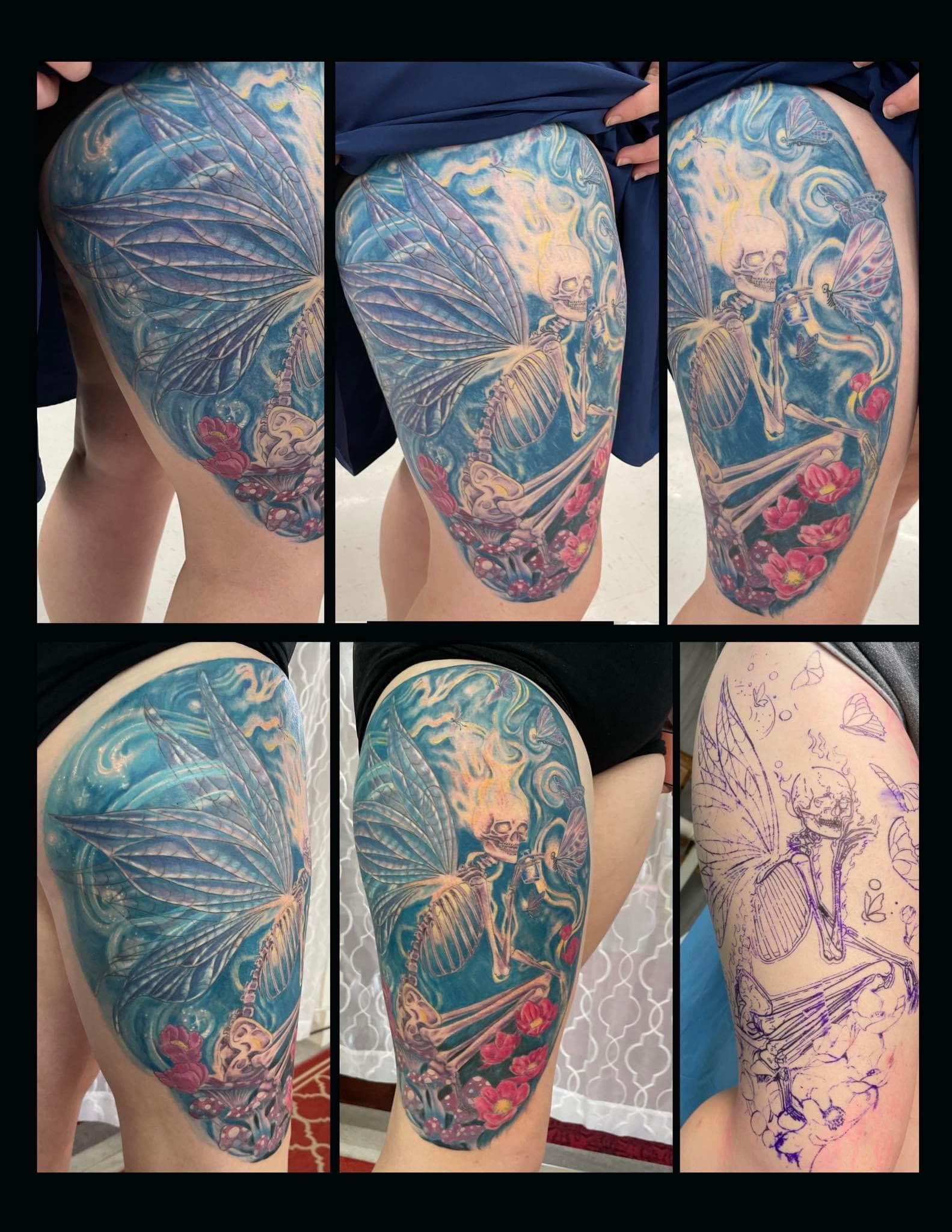 Tattoo work by Rebecca Barnica