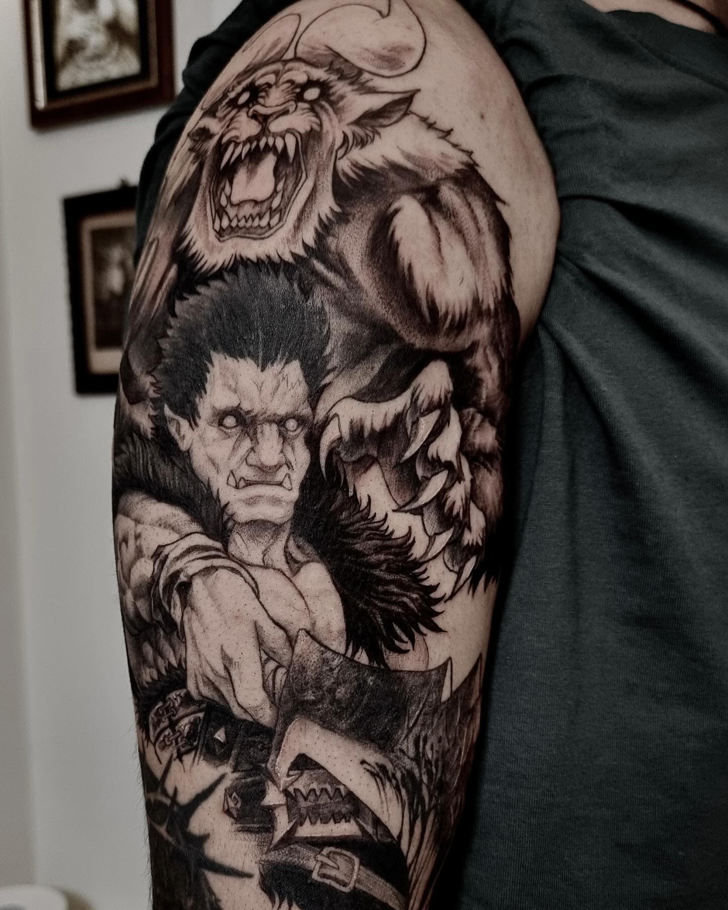 Tattoo work by Gregori