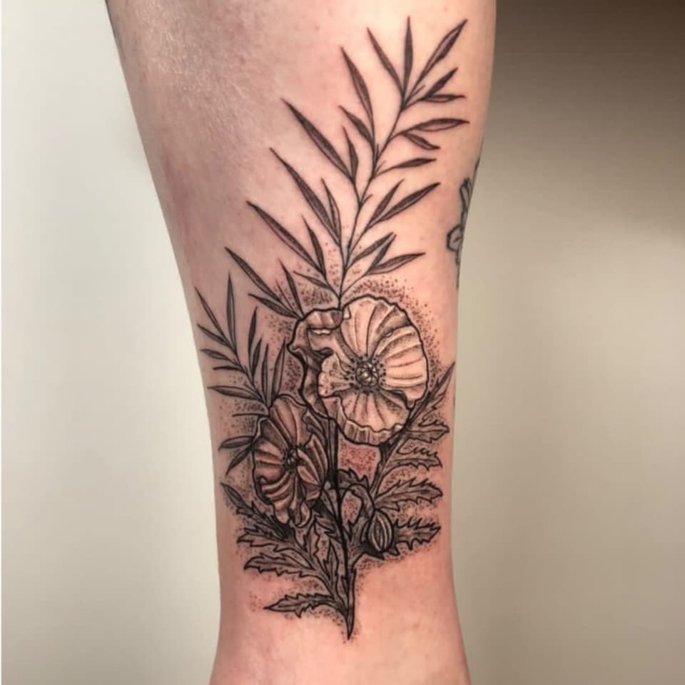 Tattoo work by The Witch a