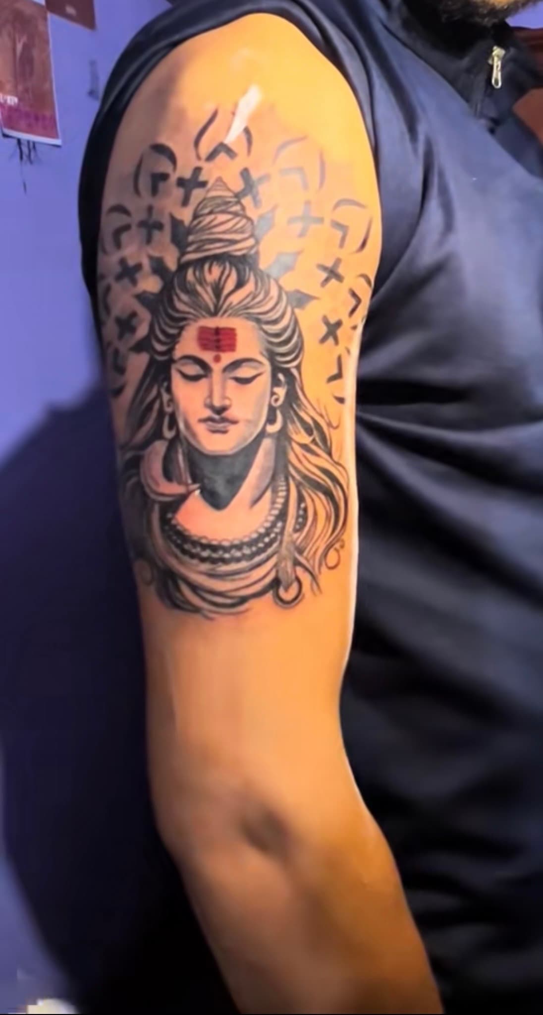 Tattoo work by Milan Thapa