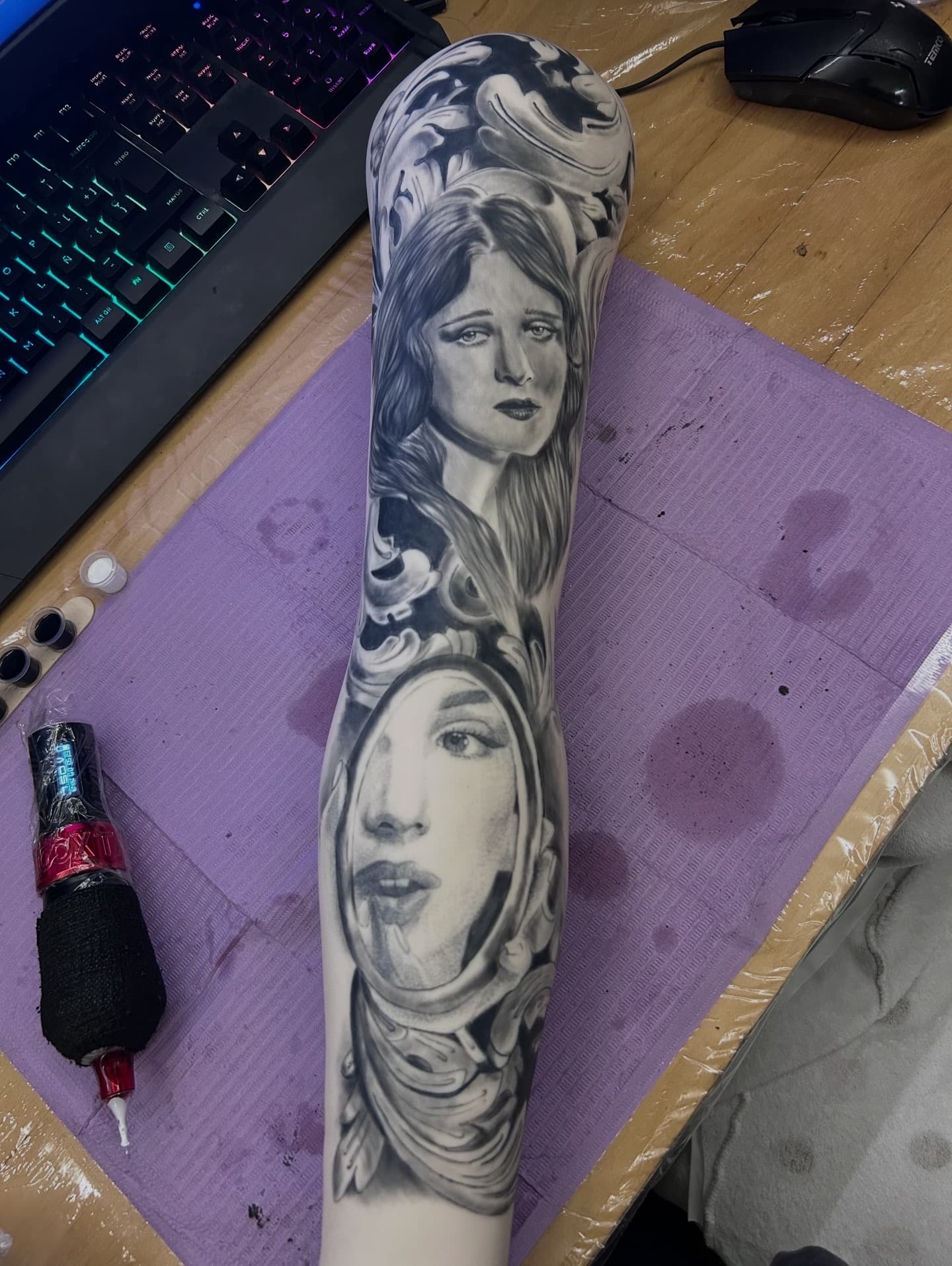 Tattoo work by Patricia Duran