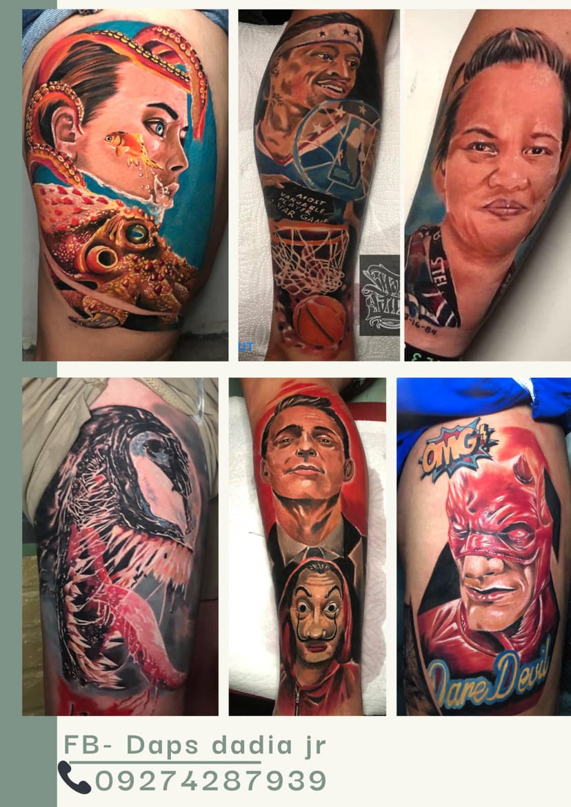 Tattoo work by Daps D