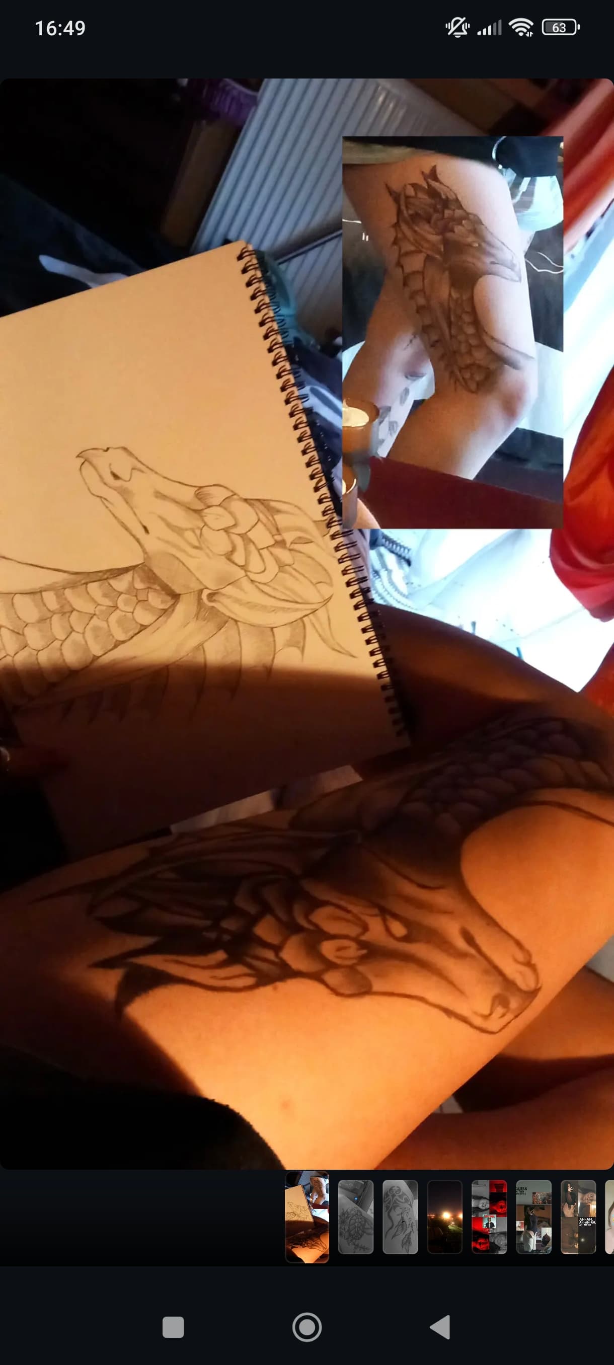 Tattoo work by Sabrina Zeneli