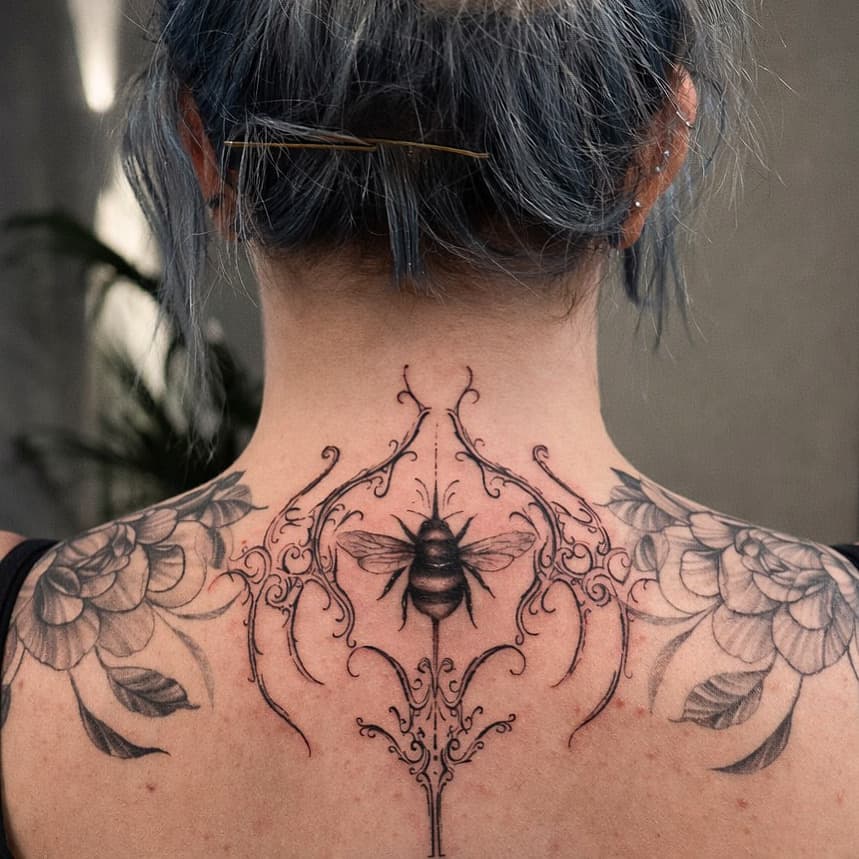Tattoo work by Edward Miller