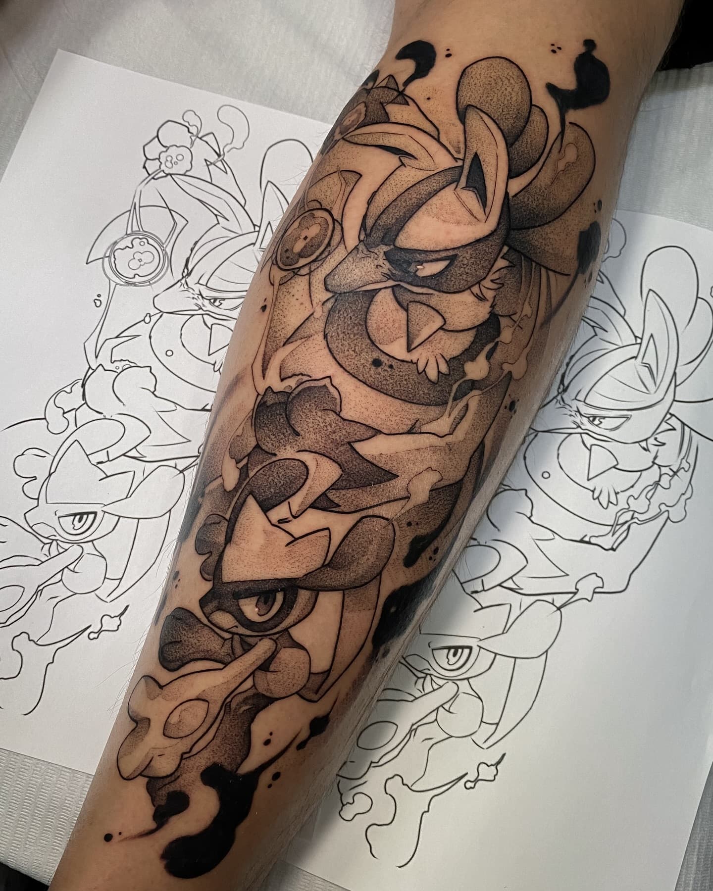 Tattoo work by Sergio L