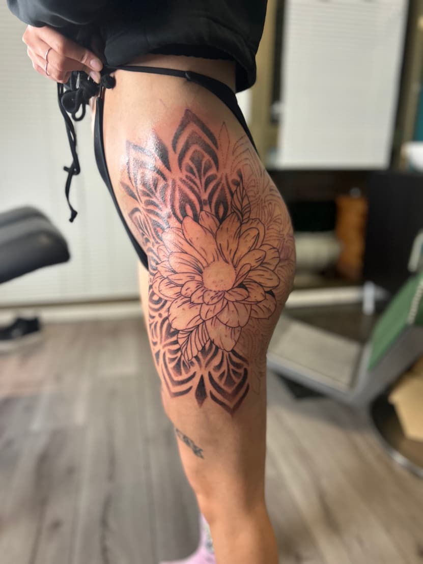 Tattoo work by Angelo Canepa