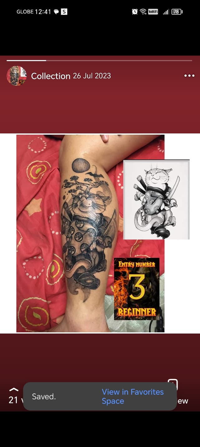 Tattoo work by Allan T