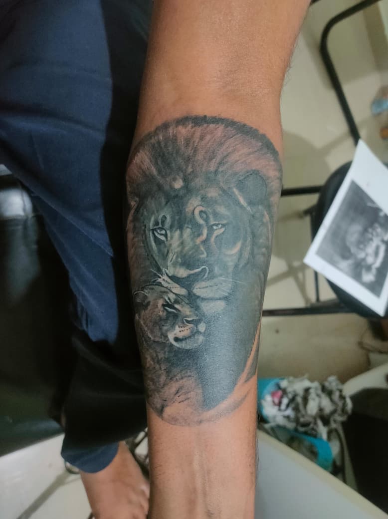 Tattoo work by Bharath L Meharwade