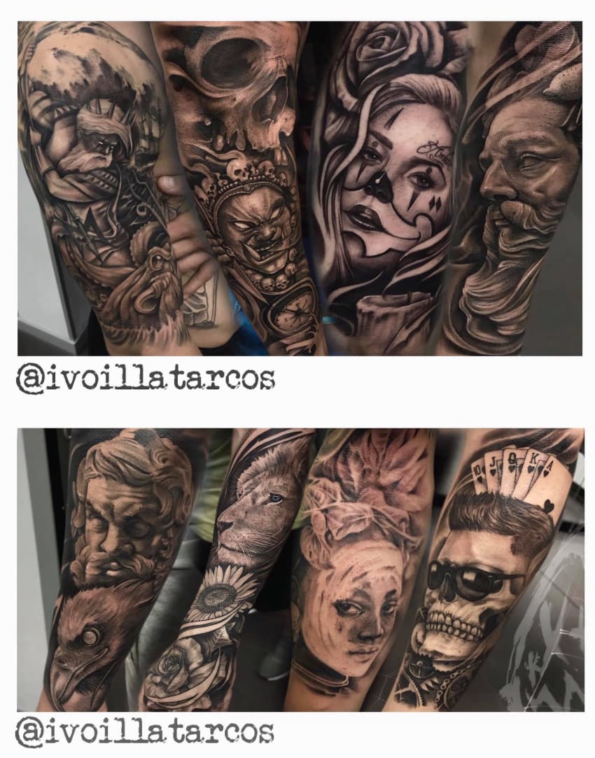 Tattoo work by Ivo I