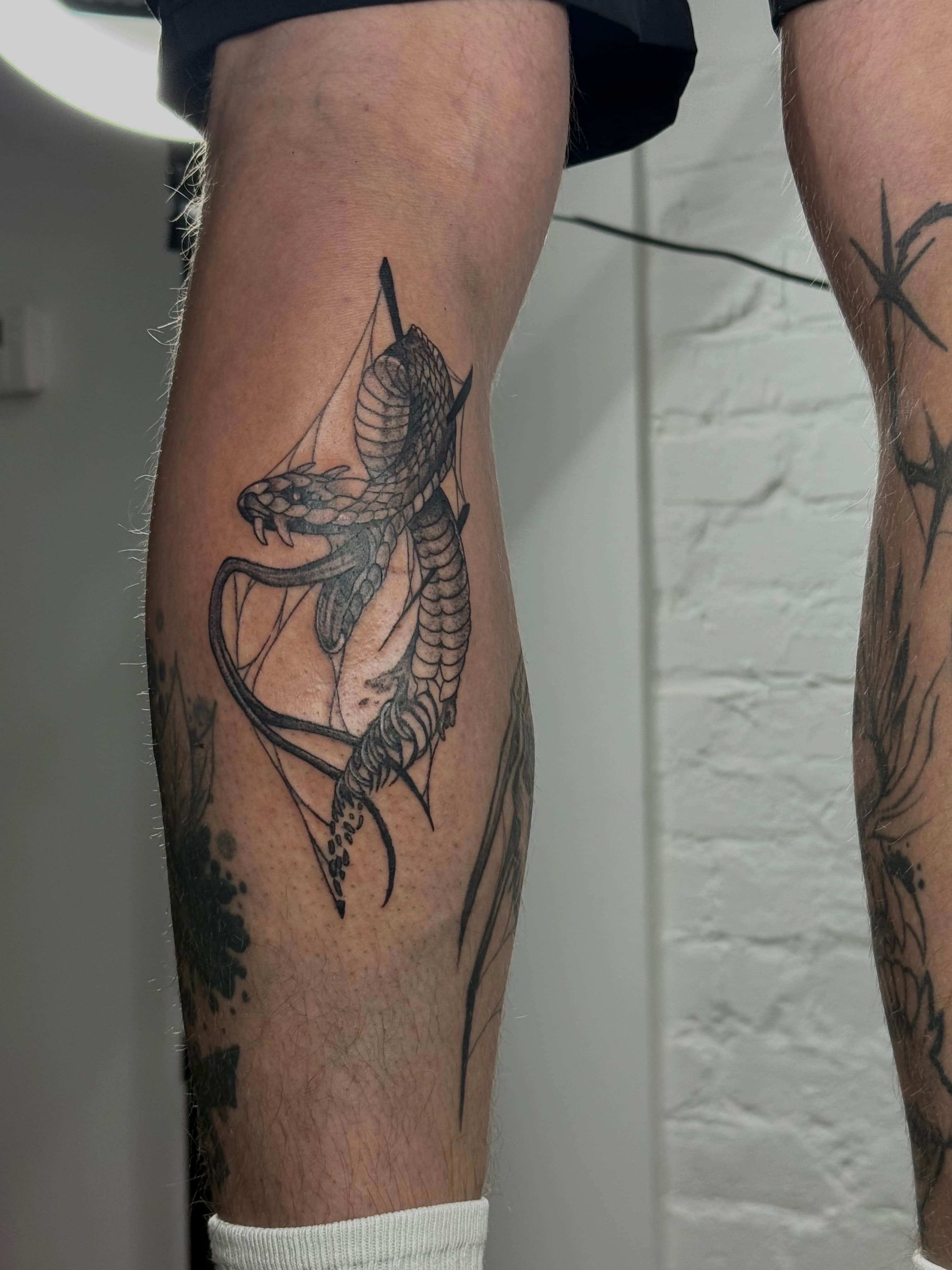 Tattoo work by ари