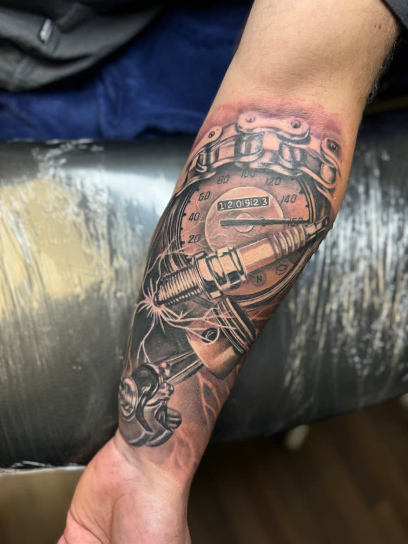Tattoo work by Иринарх Е