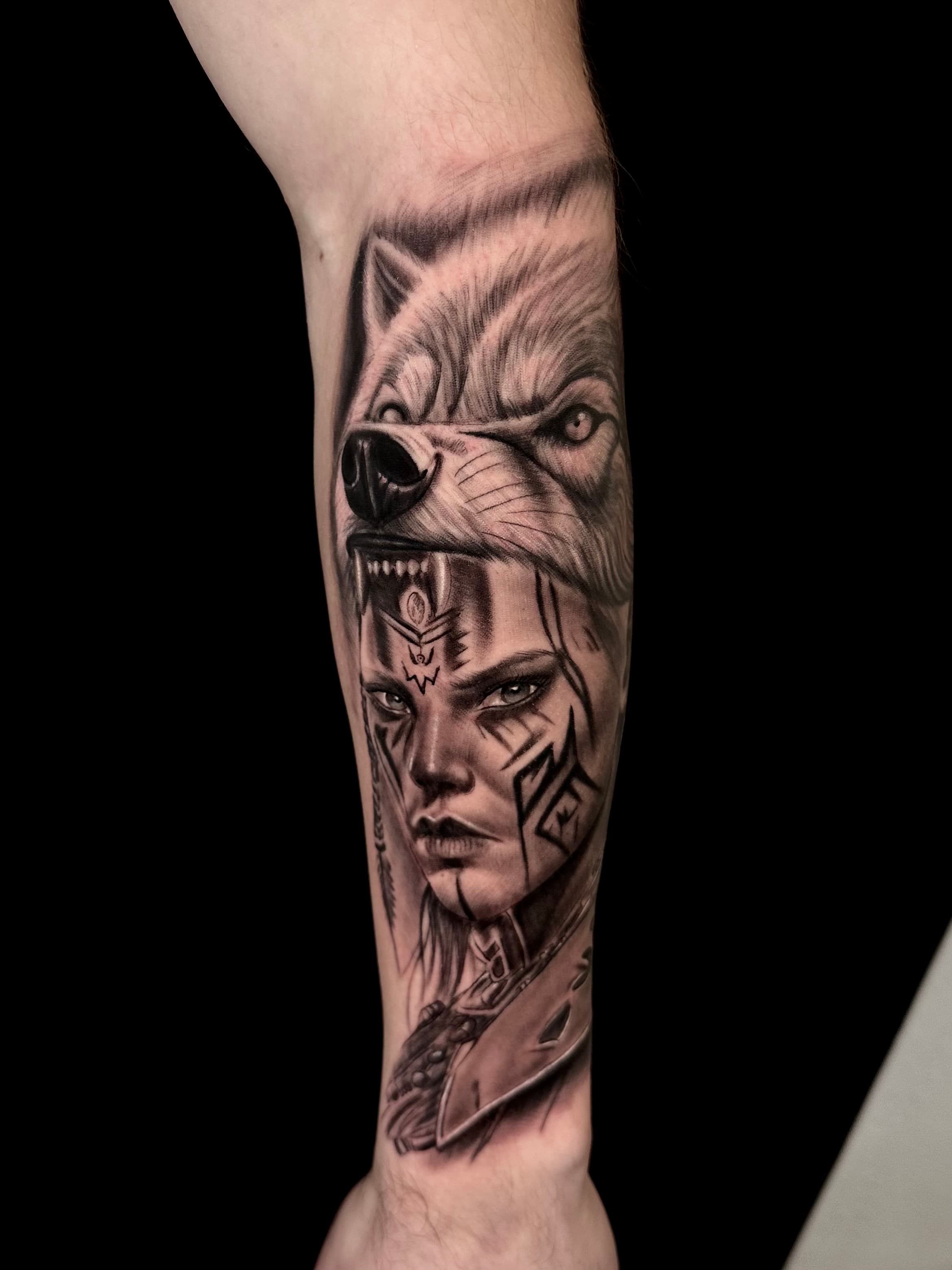 Tattoo work by Clayton Alves