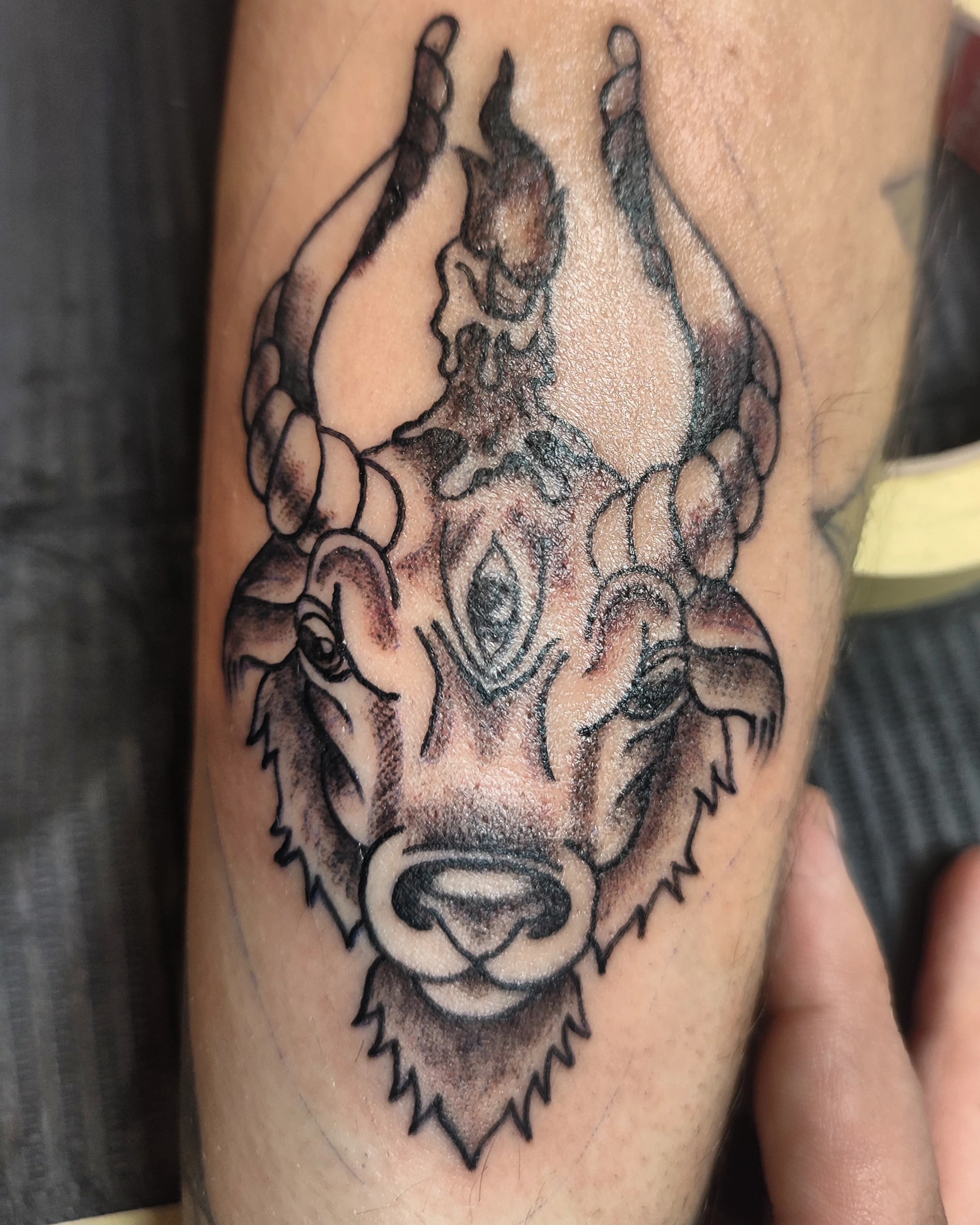 Tattoo work by Uxia M