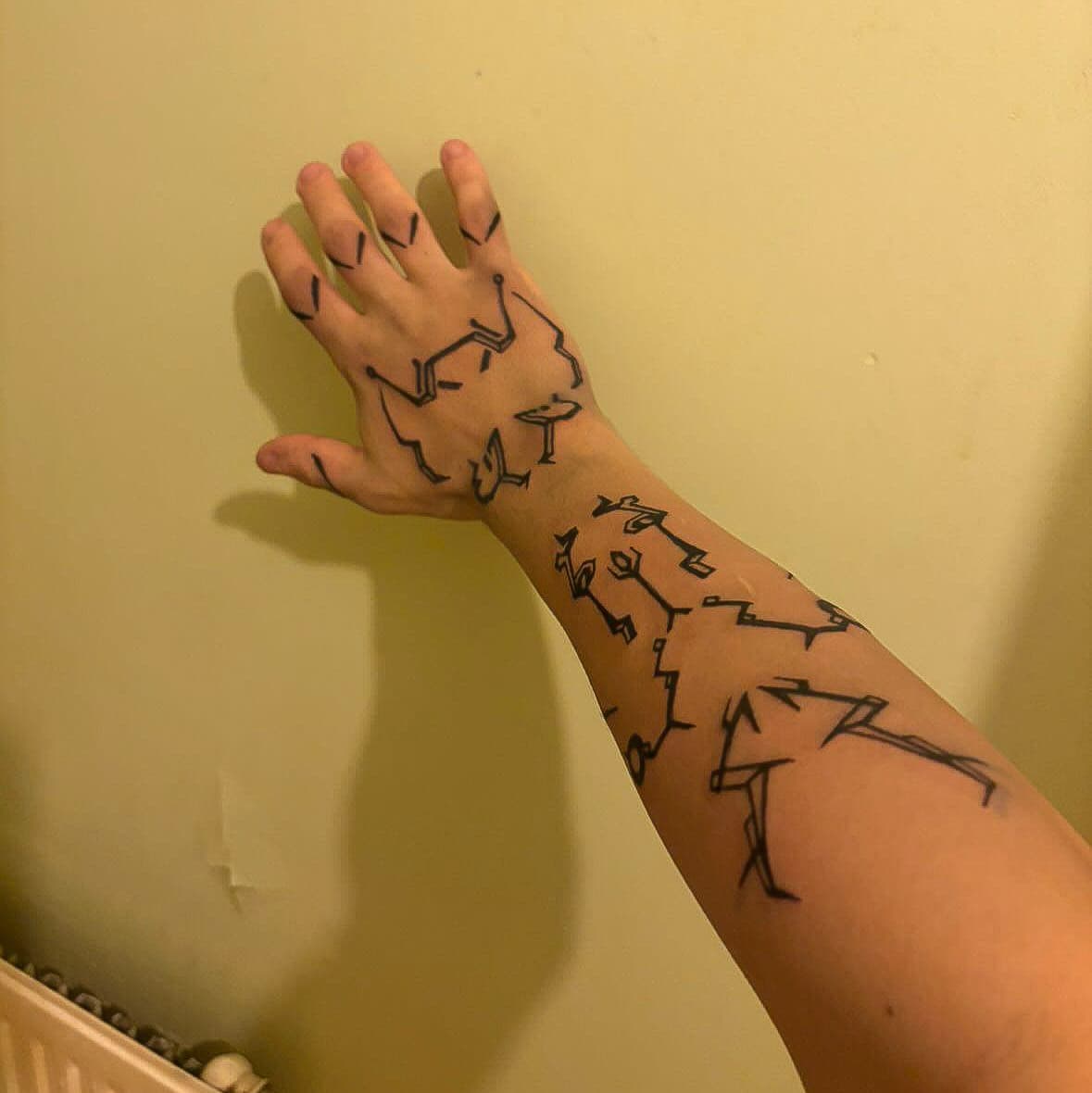Tattoo work by Milla Landreau