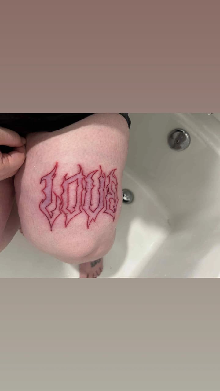 Tattoo work by caveman 512