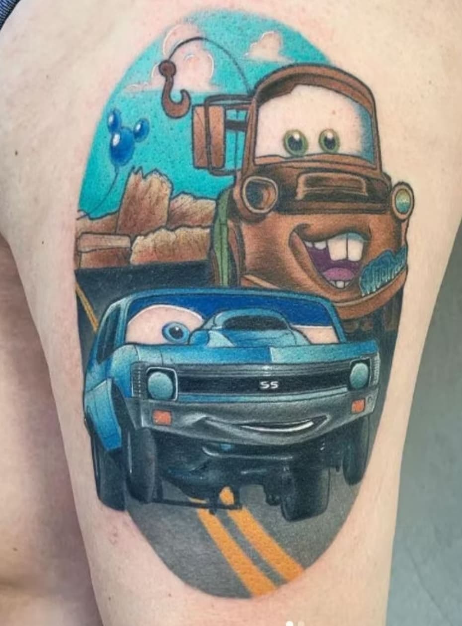 Tattoo work by Kenny Lewis