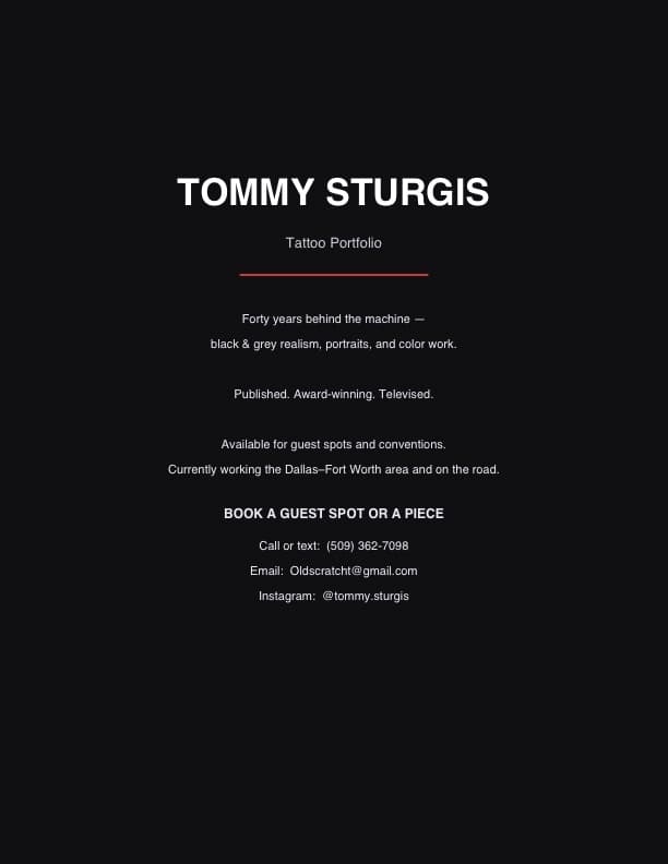 Tommy Sturgis artwork