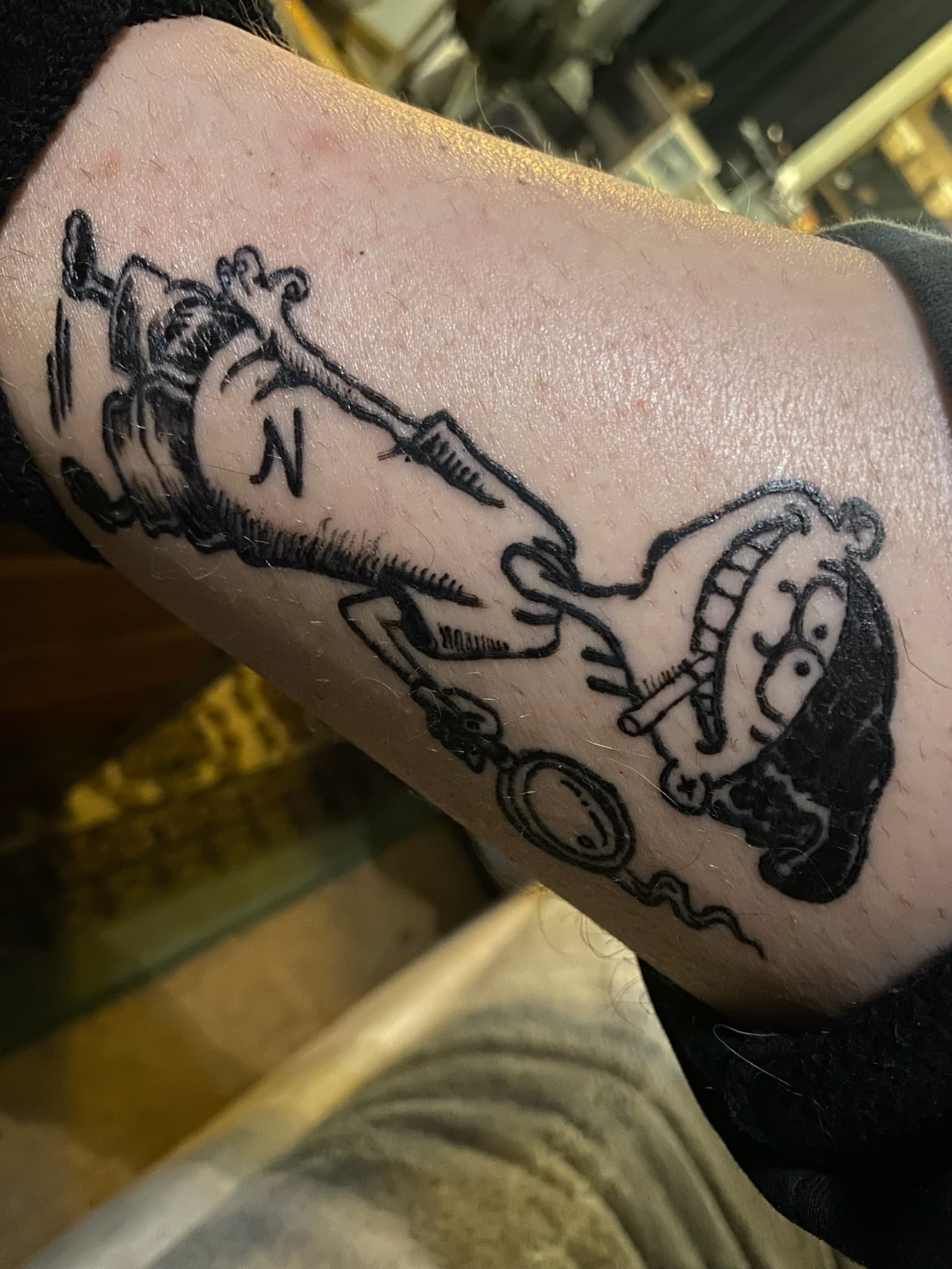 Tattoo work by Tres Corvi