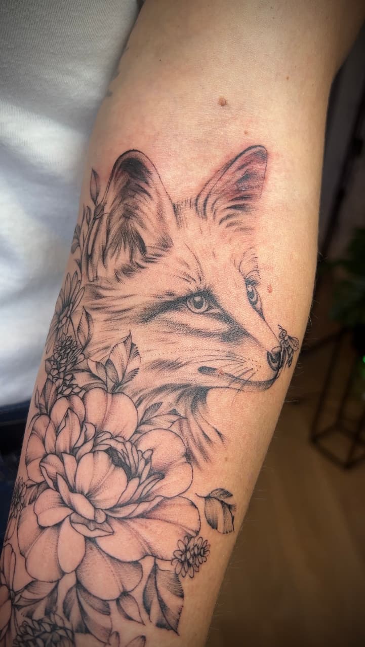 Tattoo work by Līga M