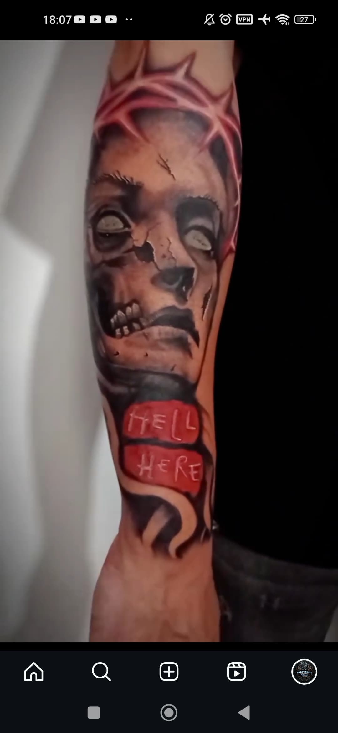 Tattoo work by philip shojae