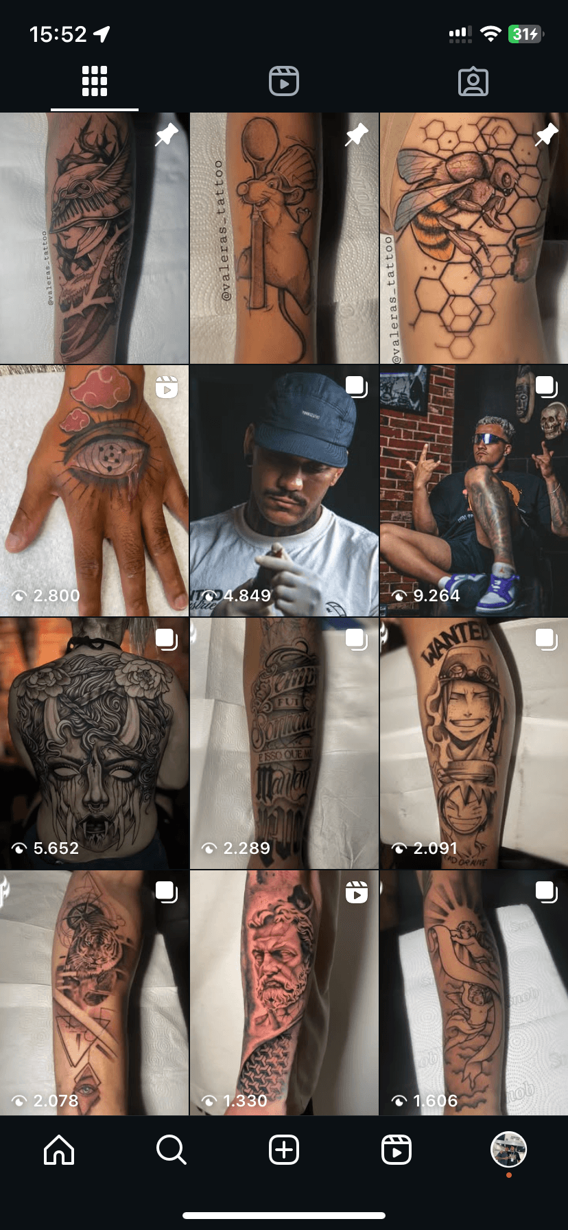 Tattoo work by Gustavo V