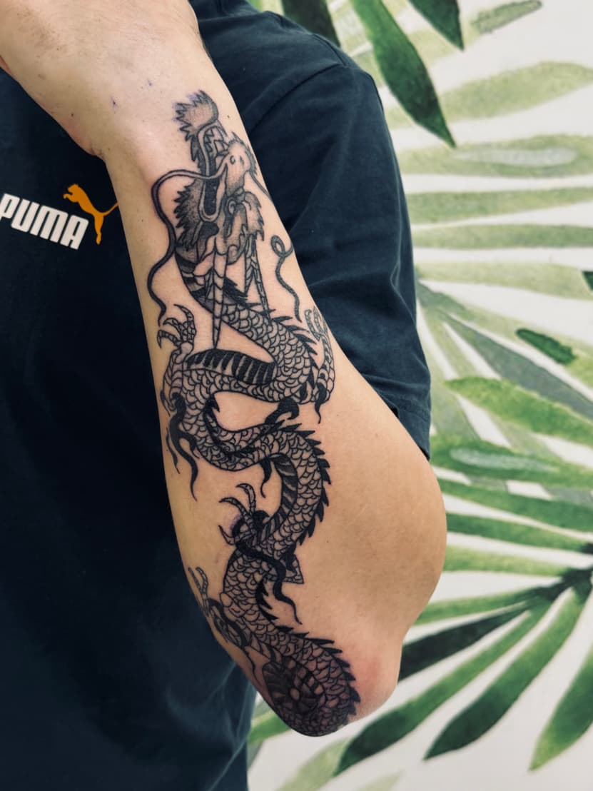 Tattoo work by Delfina K