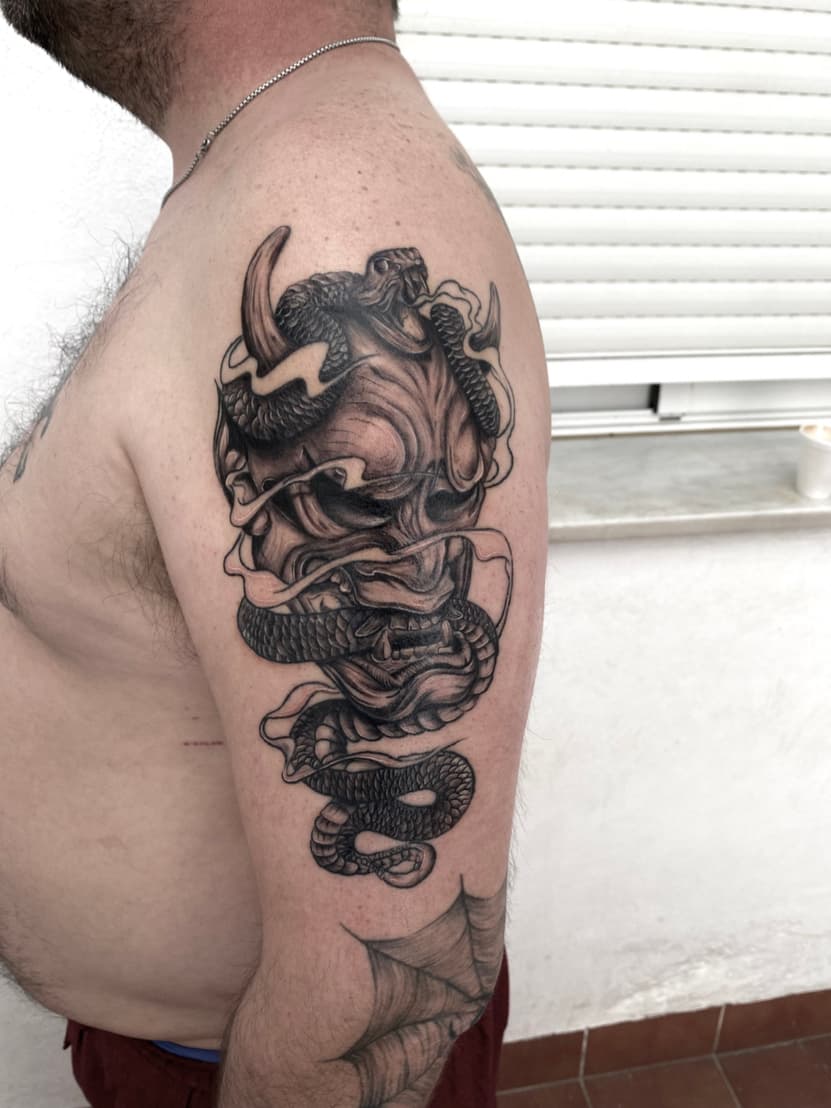 Tattoo work by Antonio Y