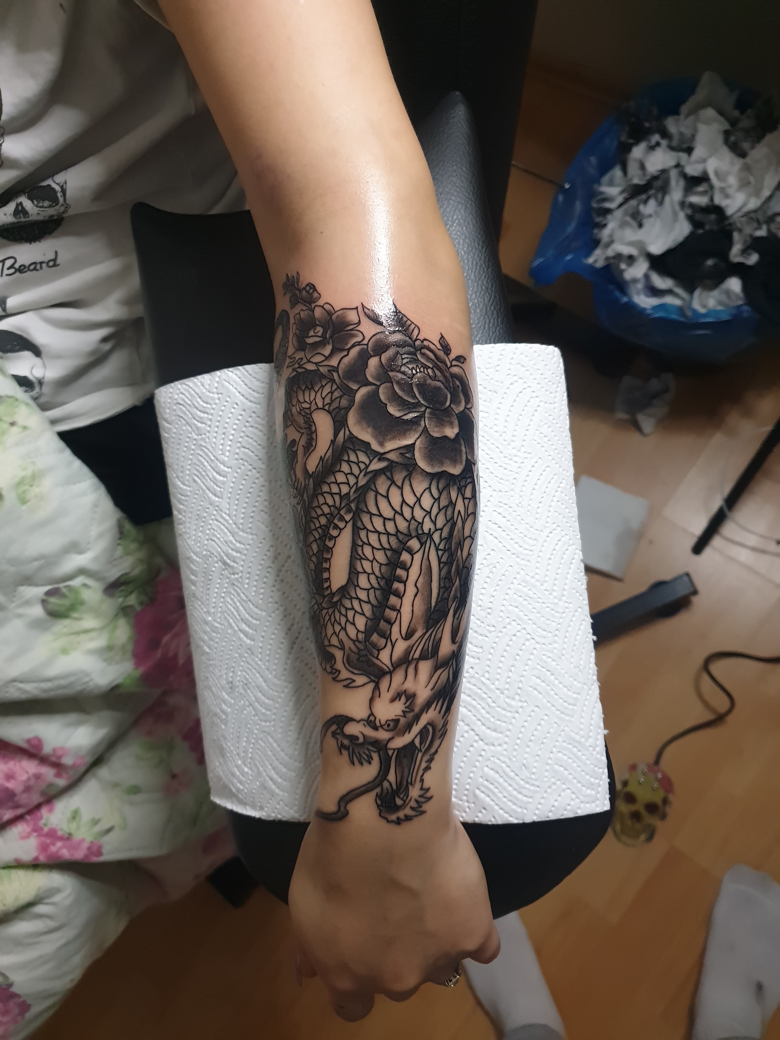 Tattoo work by Ömür Uğur