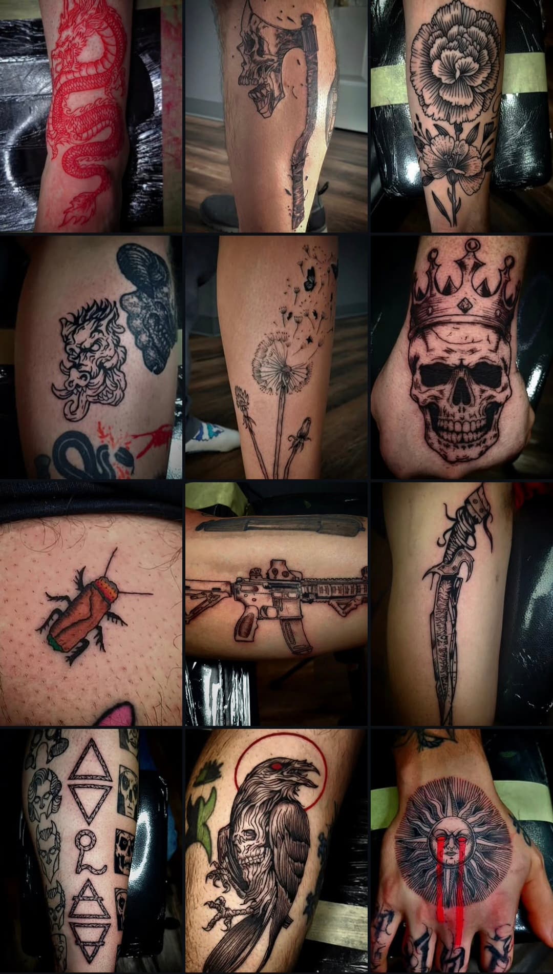 Tattoo work by Sean Frazer