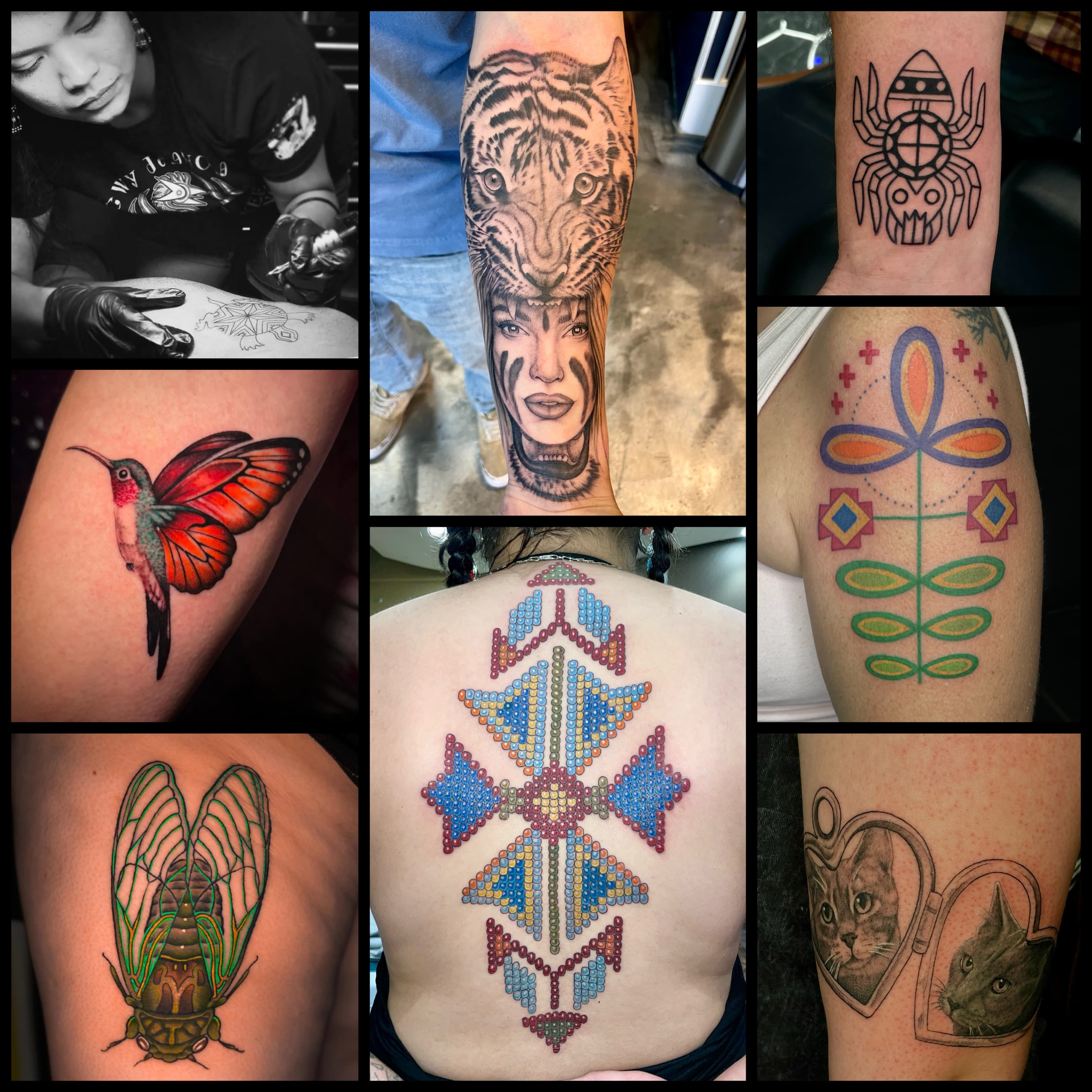 Tattoo work by Nathalie Standingcloud