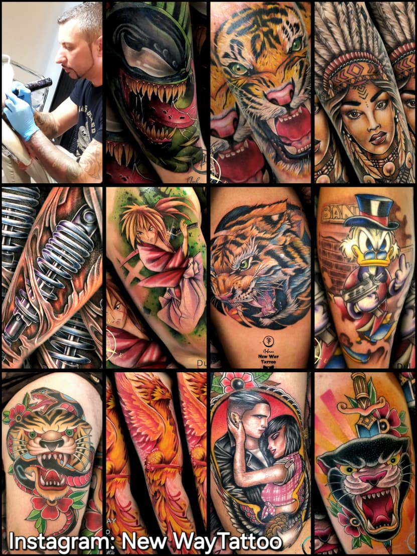 Tattoo work by Attila dul