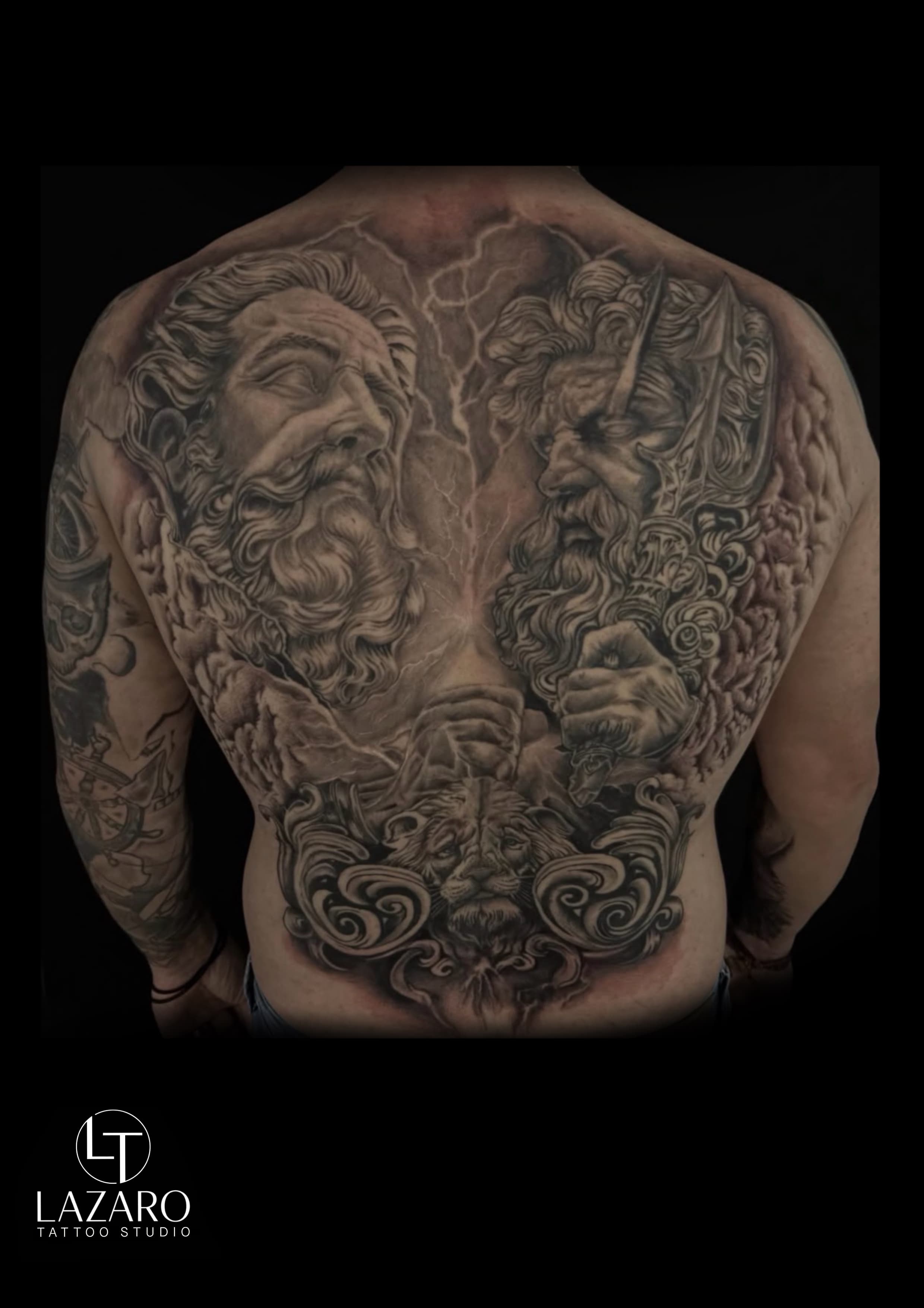 Tattoo work by David Lazaro