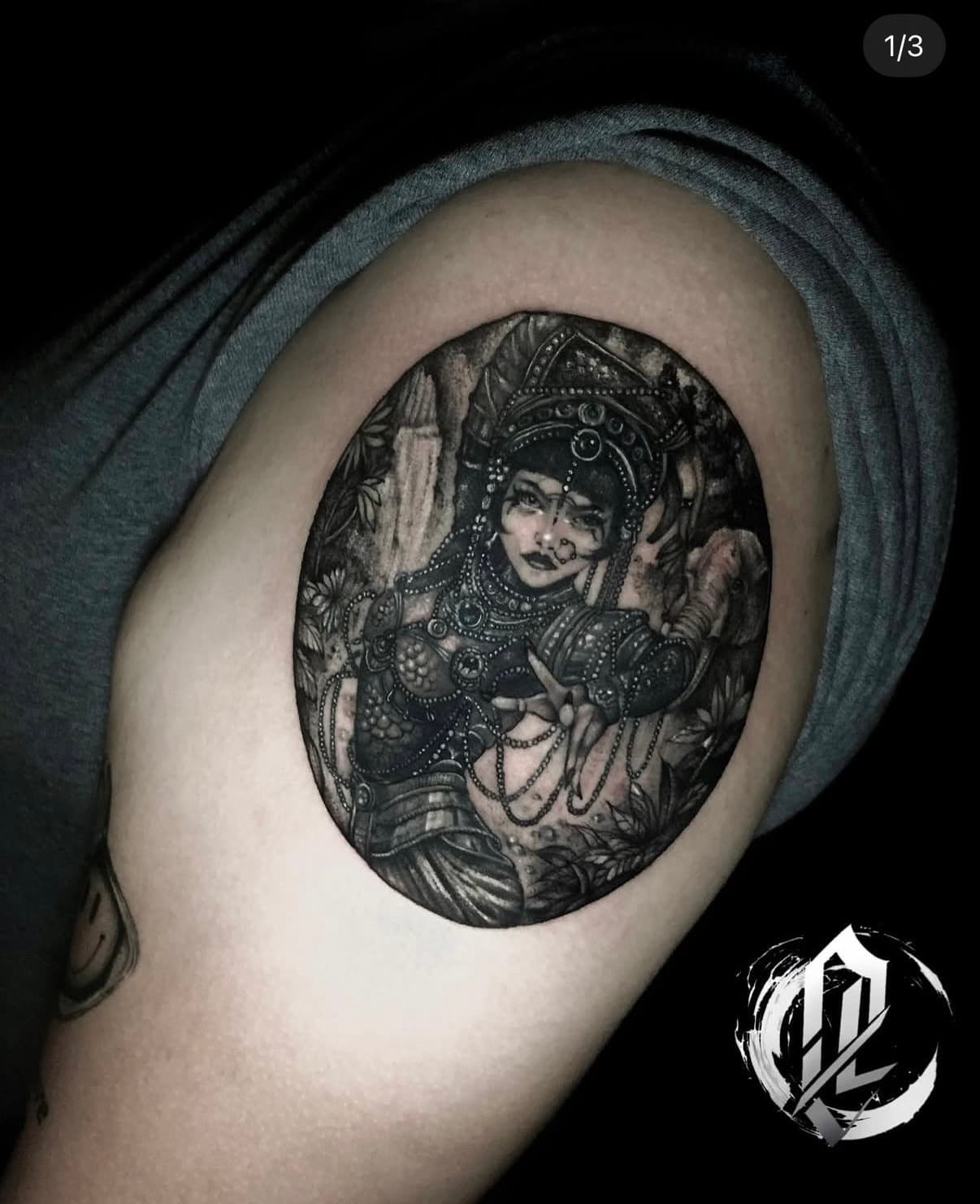 Tattoo work by Kanokwan Jaemjan