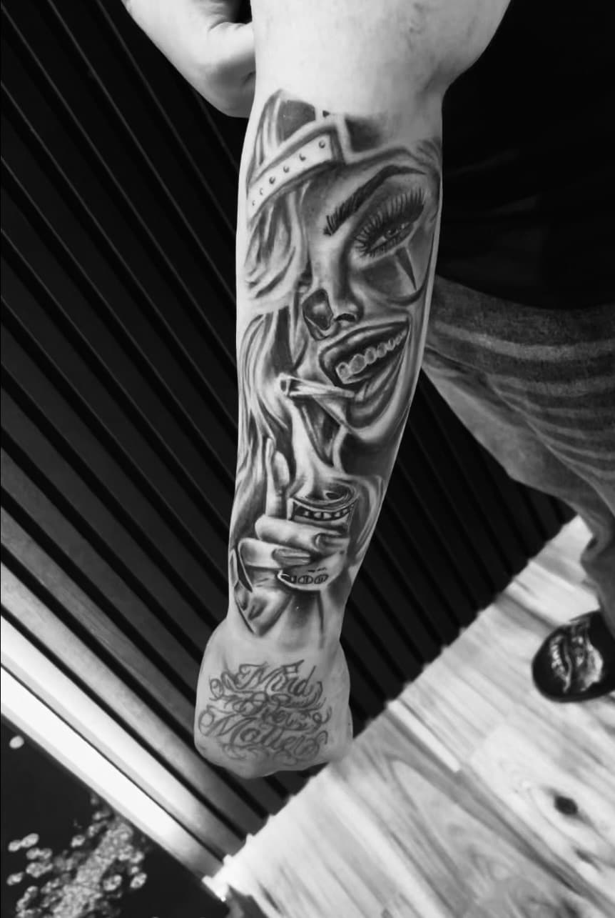 Tattoo work by Roman Tattoo