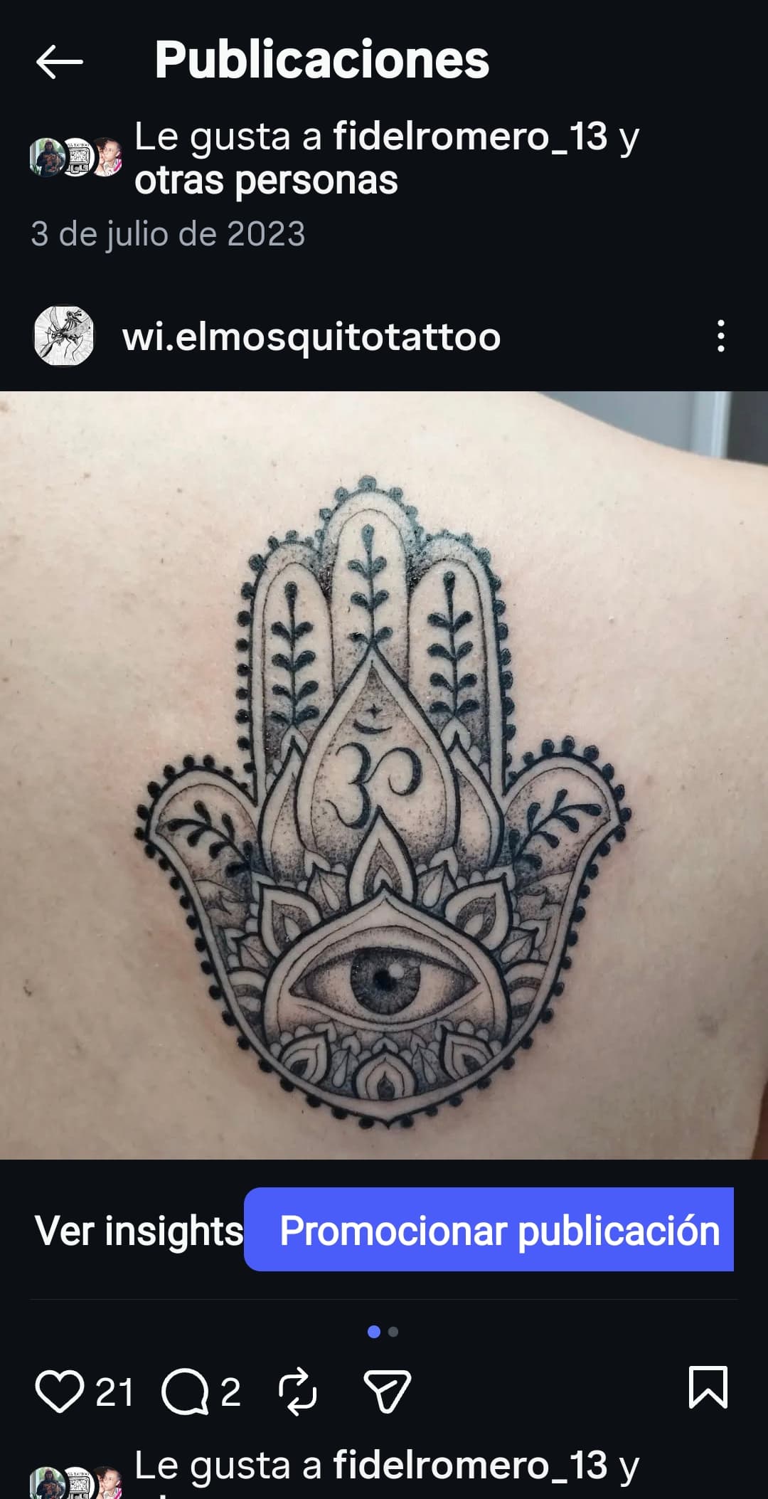 Tattoo work by Luis García