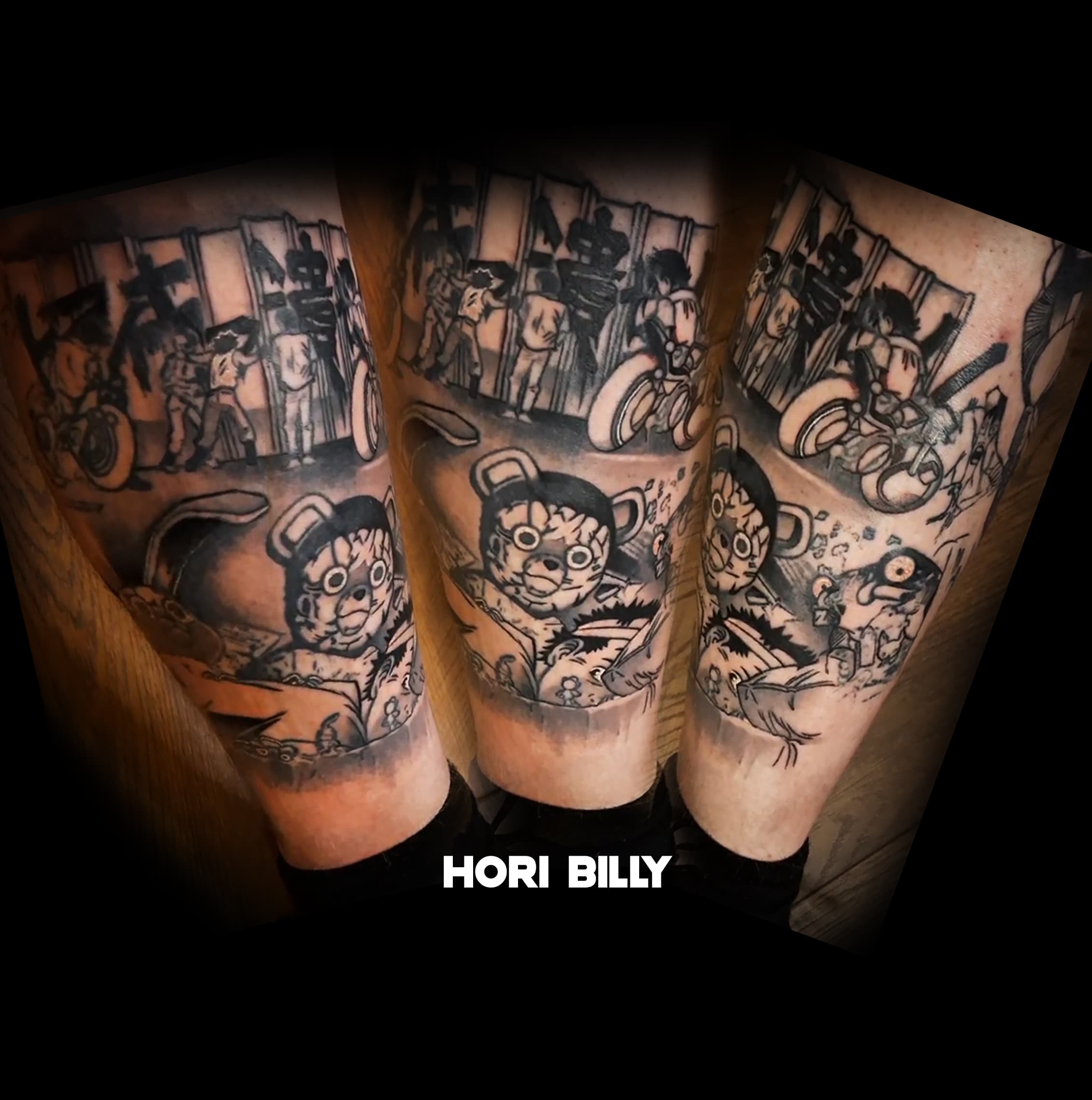 Tattoo work by Billy Lupker