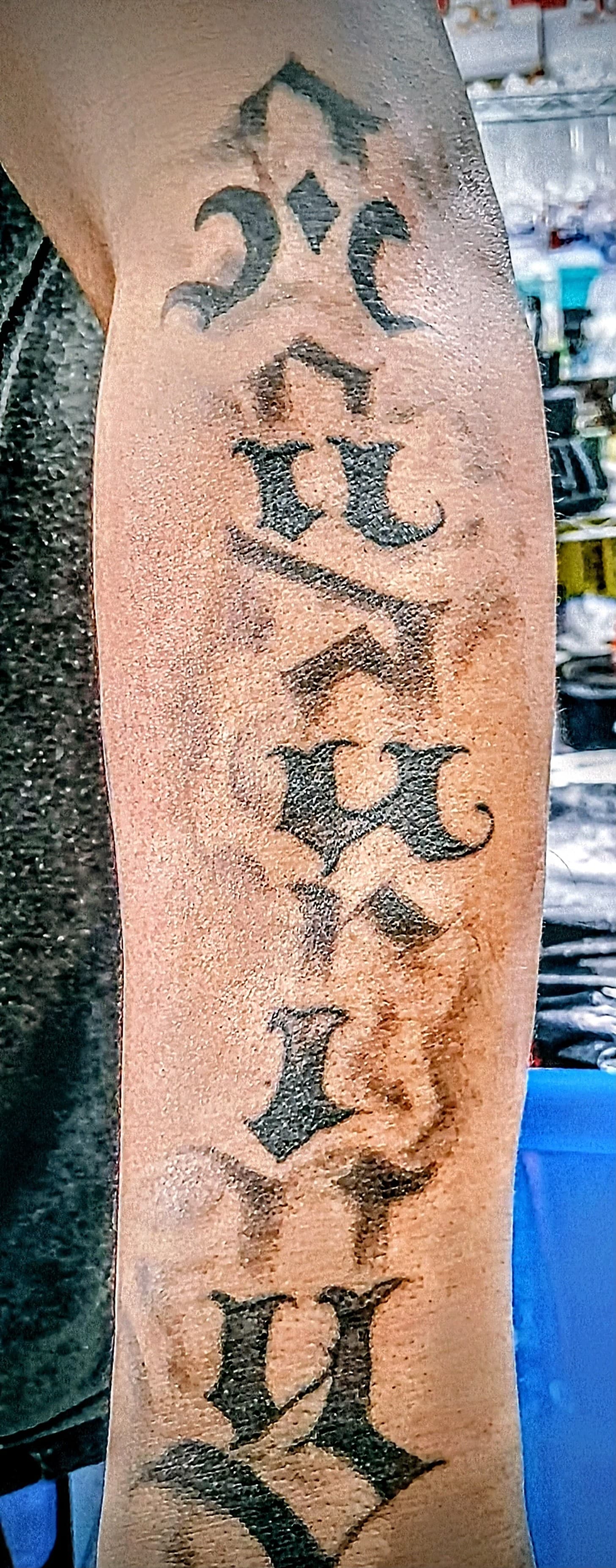 Tattoo work by Blessed n Blasted