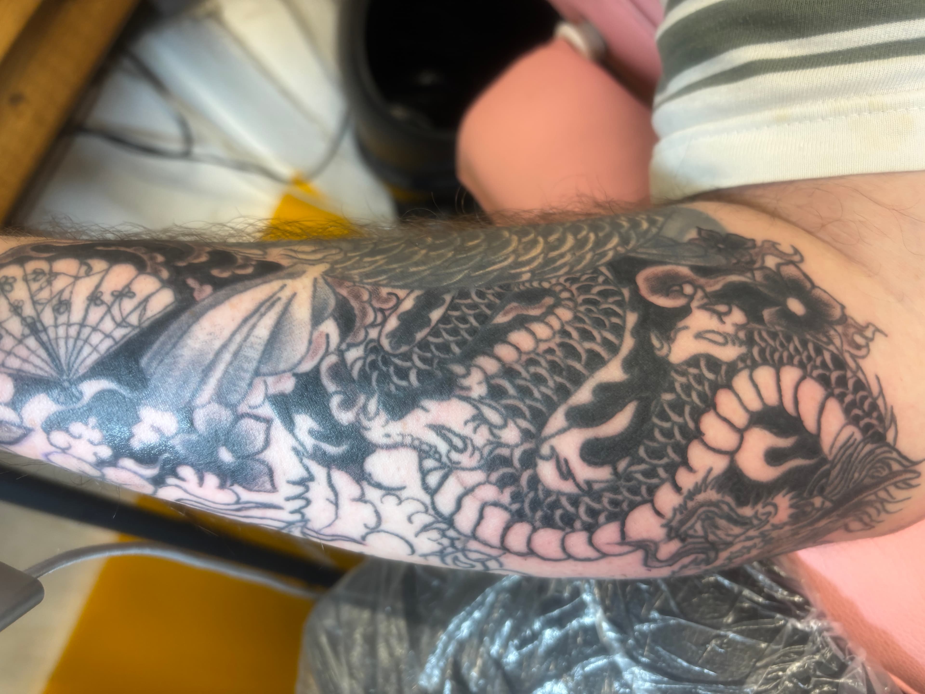 Tattoo work by Frankie BEE