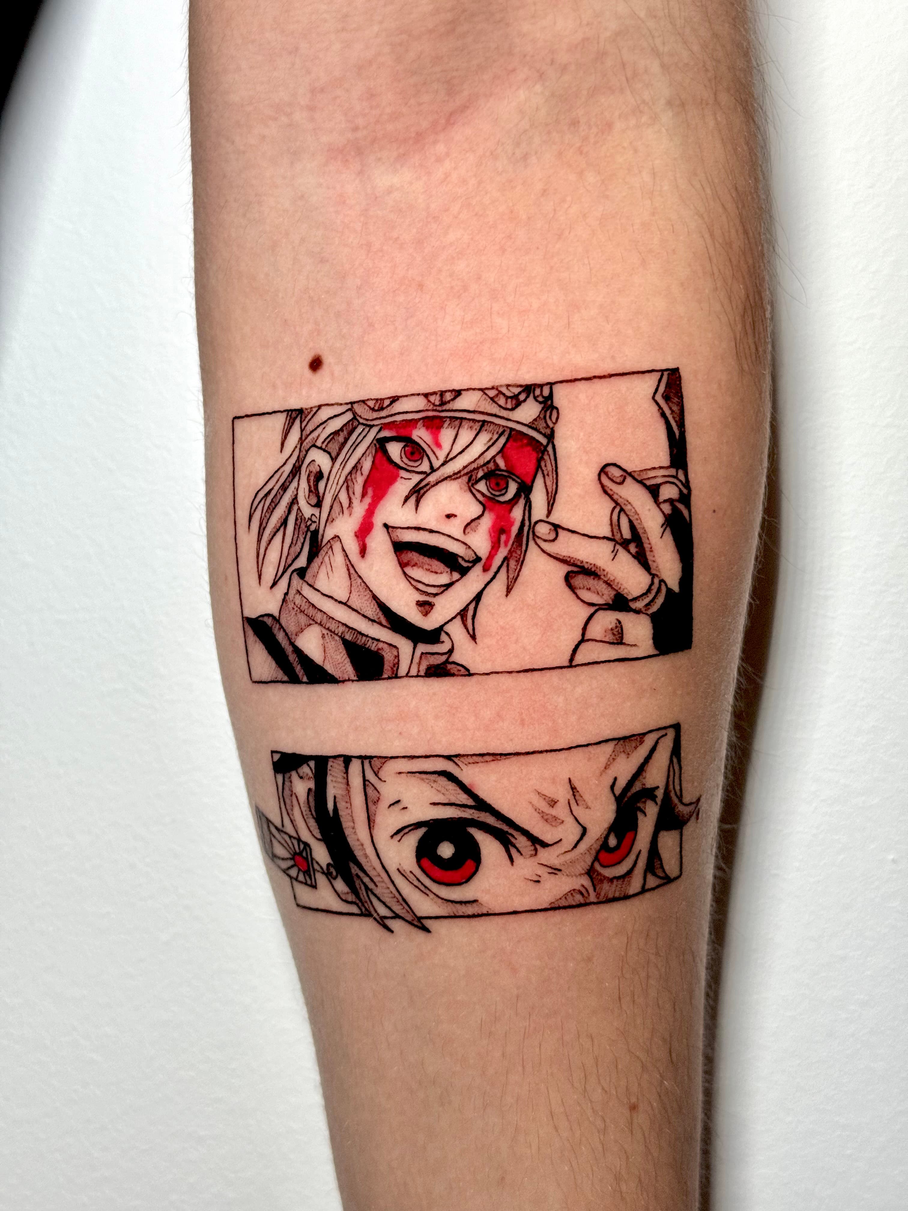 Tattoo work by Ángel - Outstanding Garments Theology