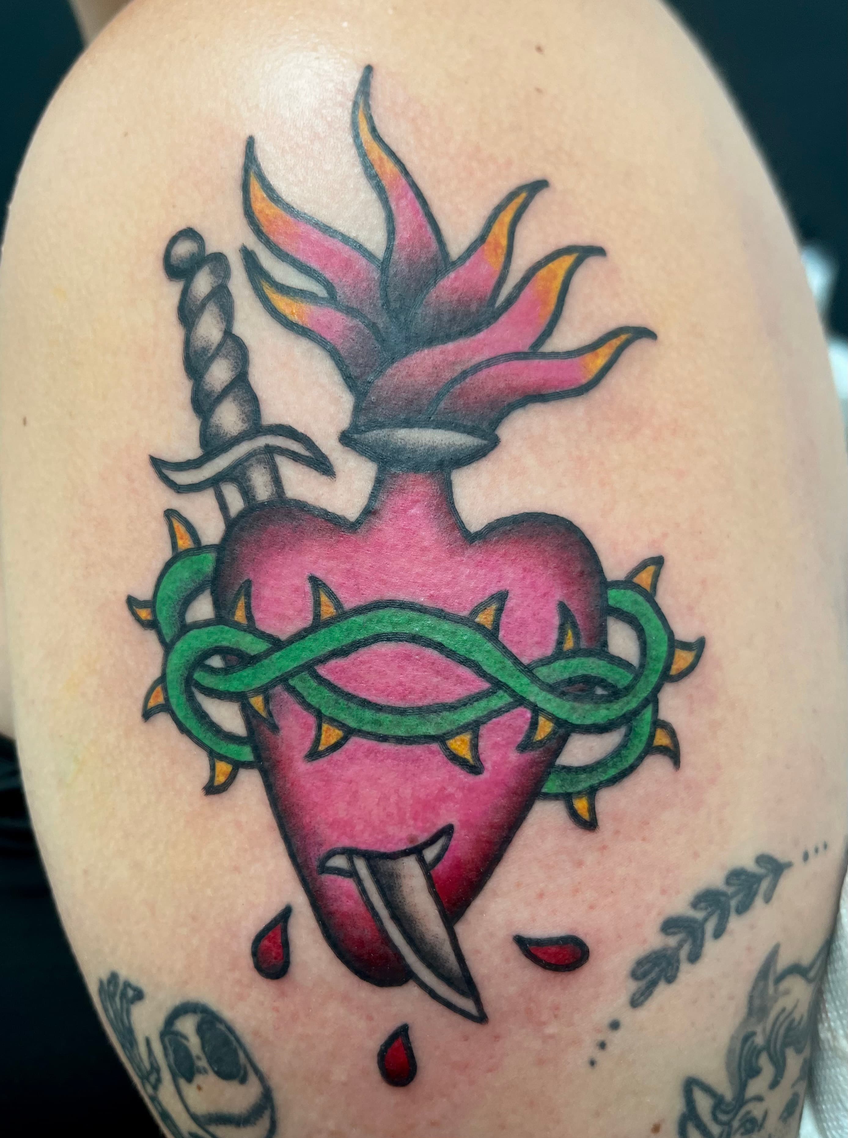 Tattoo work by Ana V Herrera Juárez