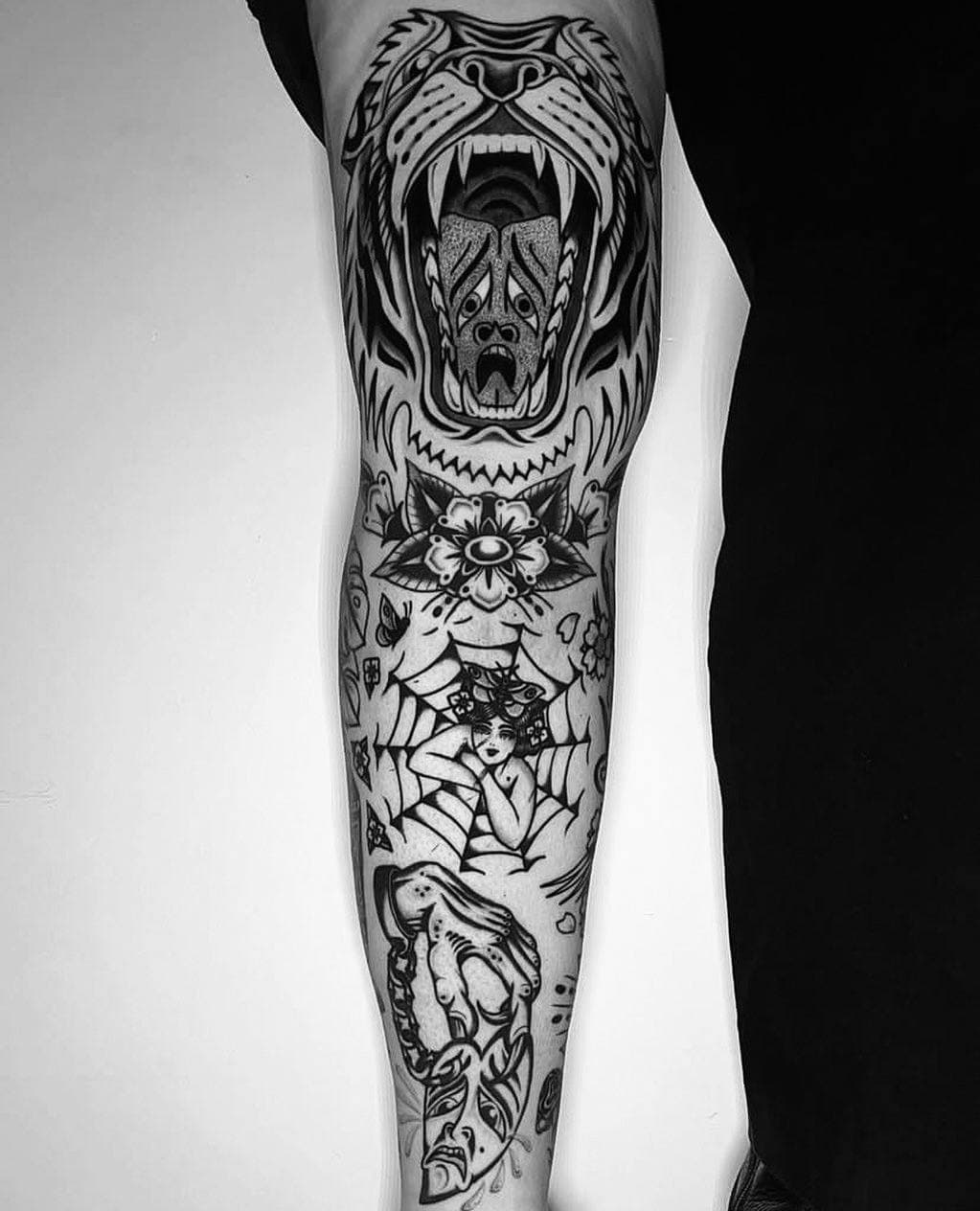 Tattoo work by Николай Королев