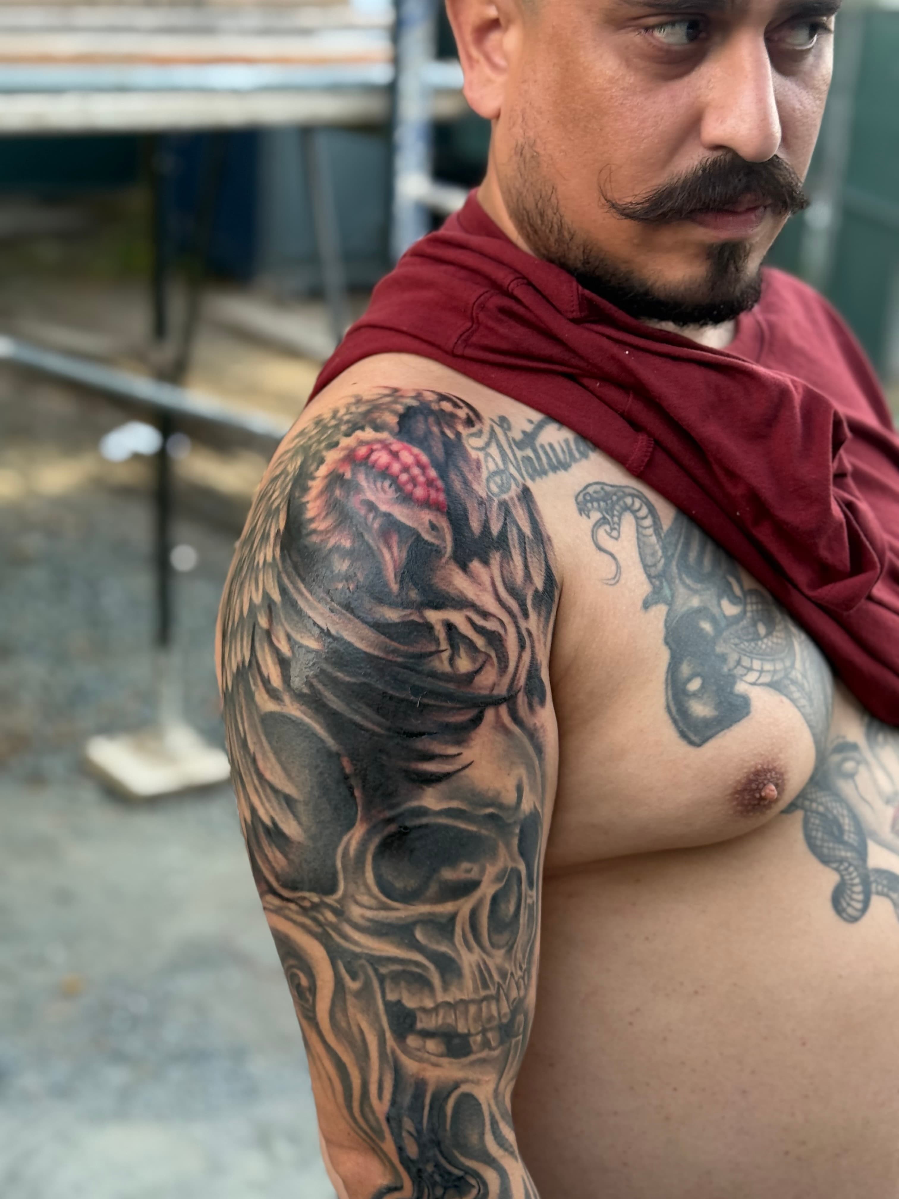 Tattoo work by Alex Crago