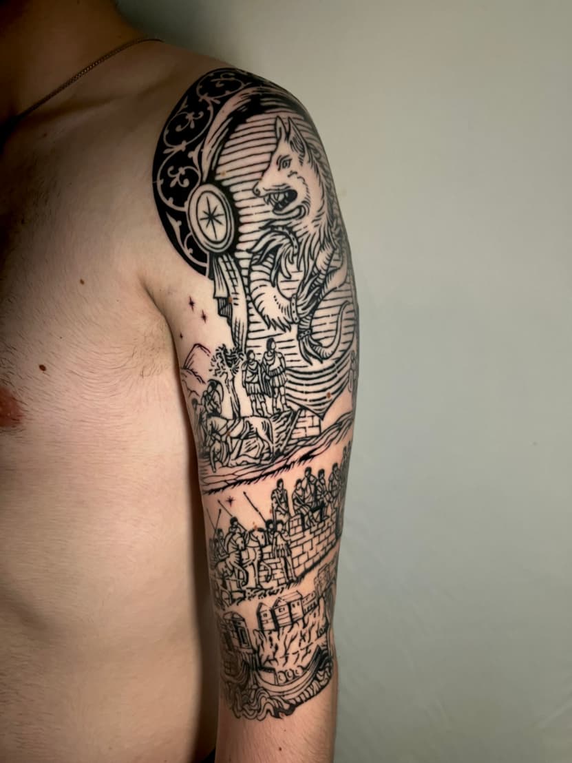 Tattoo work by Filippo L
