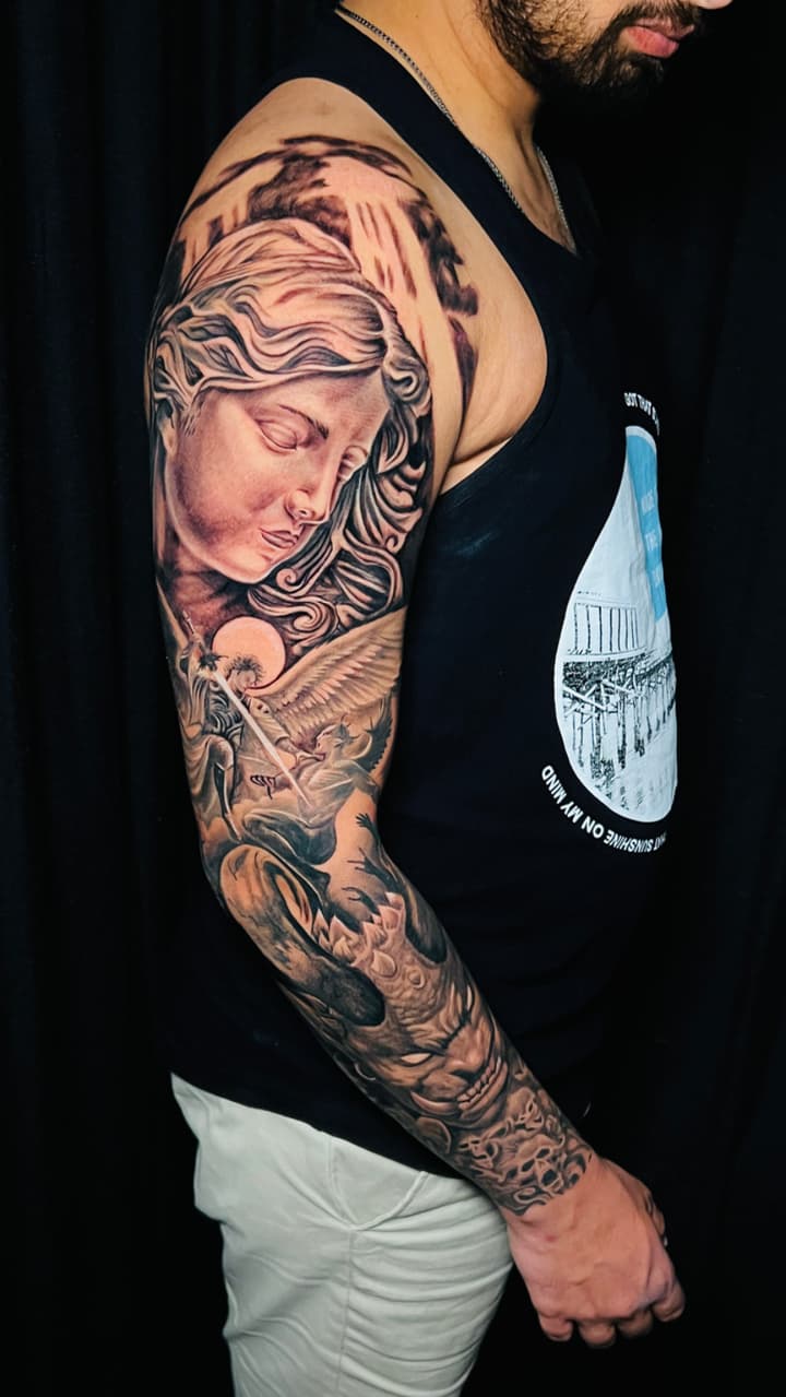 Tattoo work by Yashan S