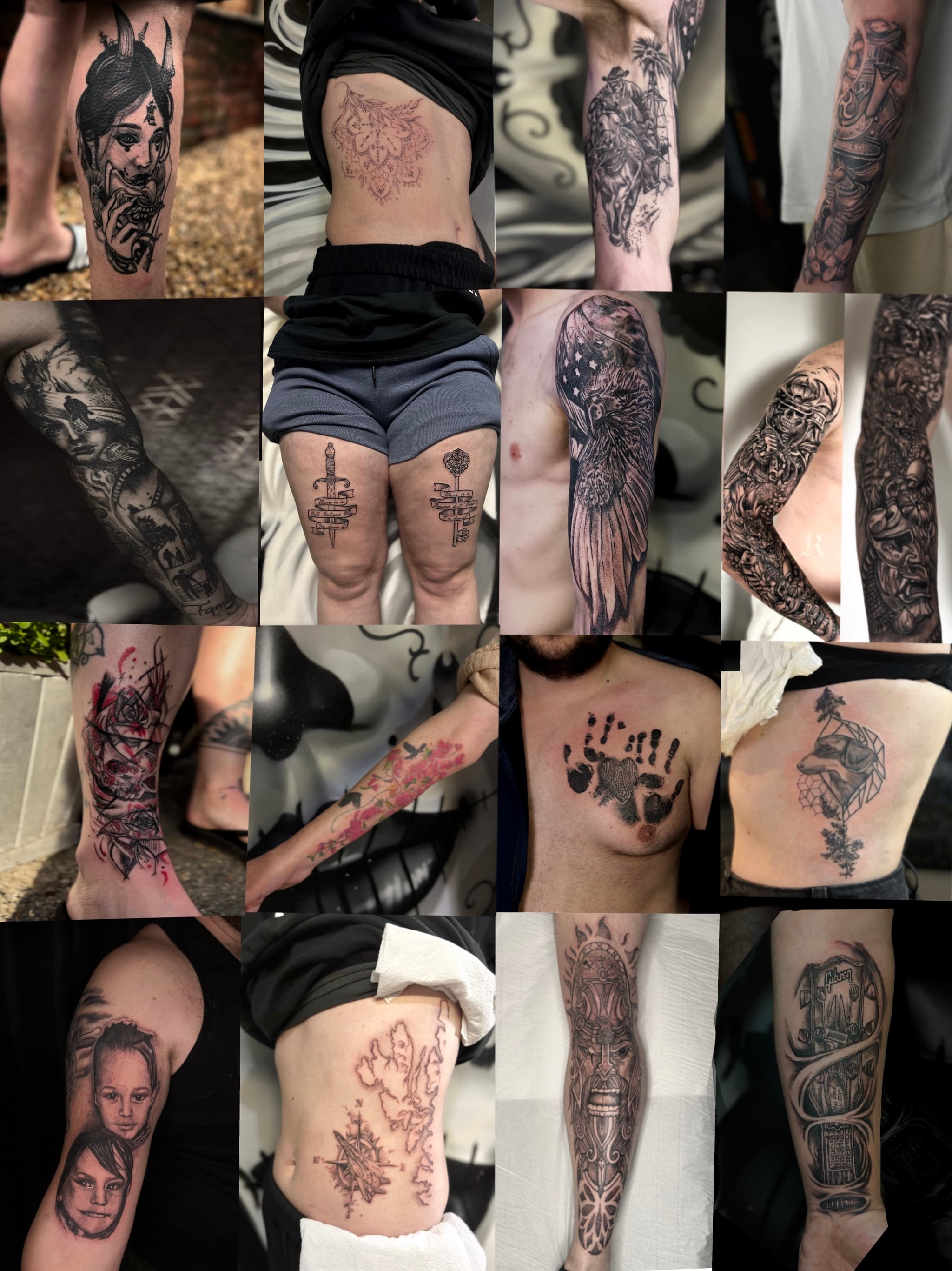 Tattoo work by Miruna Enache
