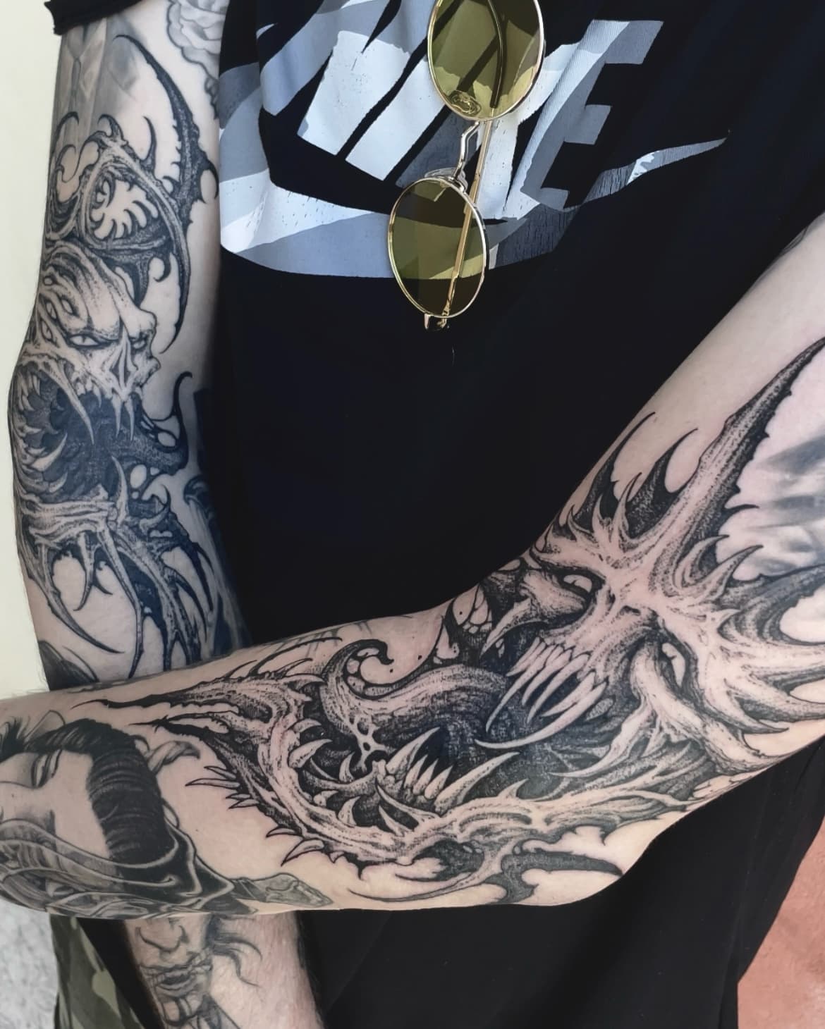 Tattoo work by Pelo Ponneso