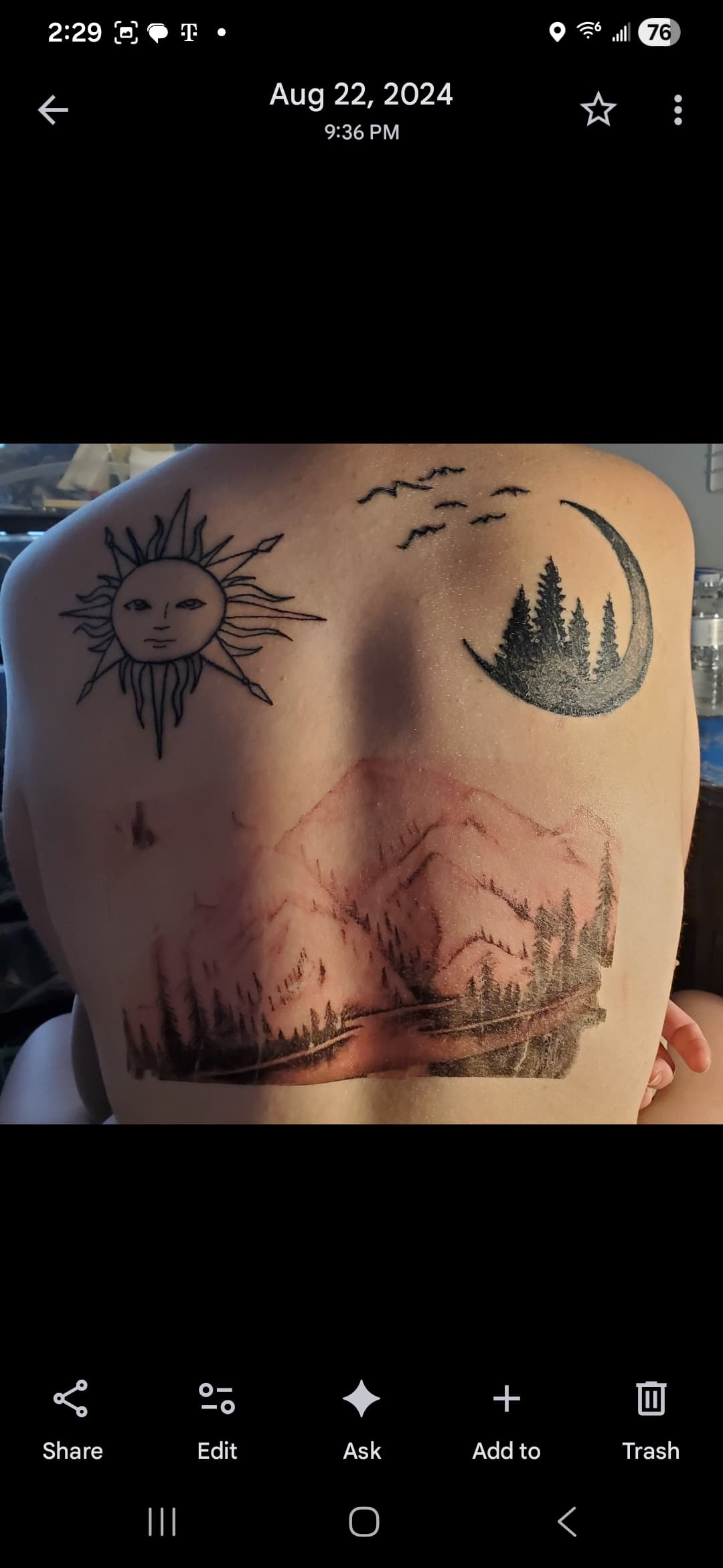 Tattoo work by Steven Banks